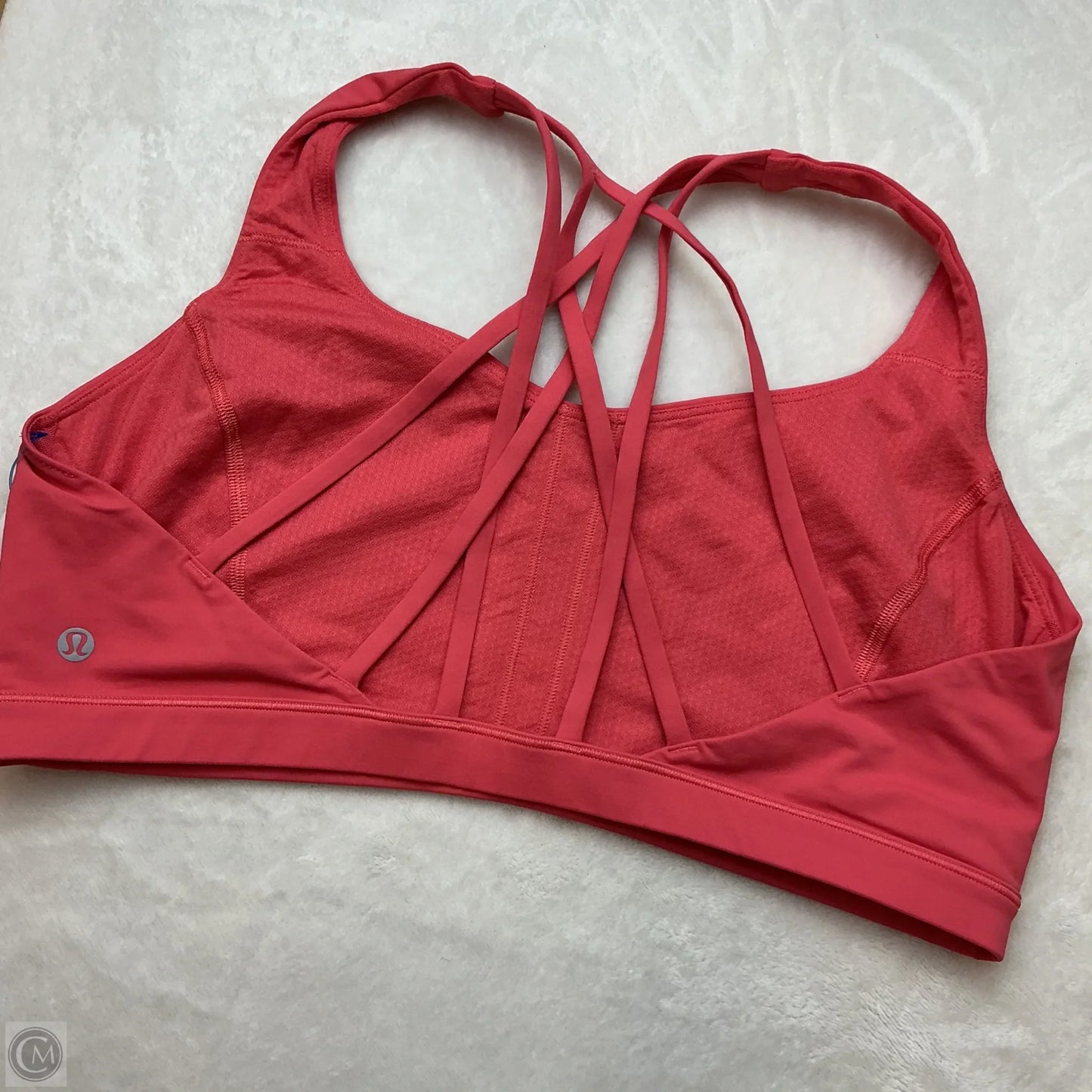 Athletic Bra By Lululemon In Pink, Size: 14