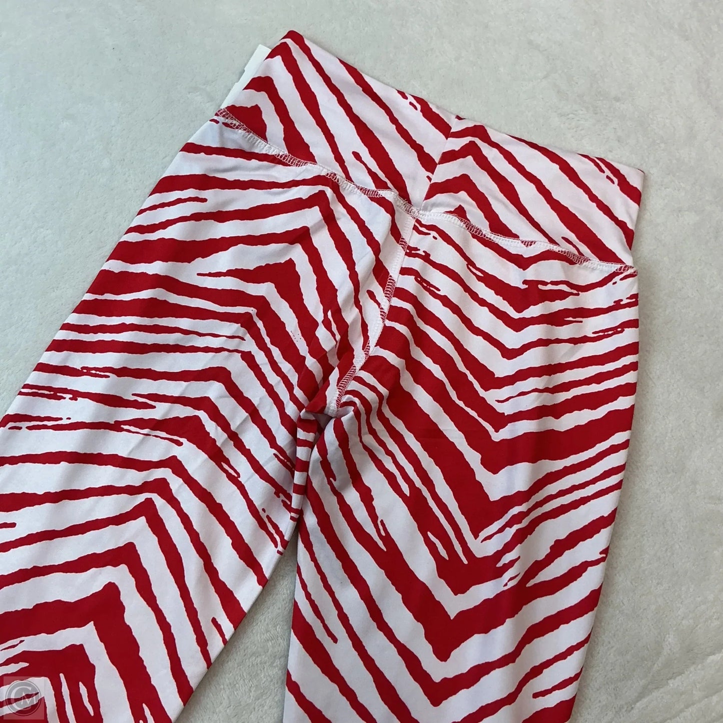 Athletic Leggings By Clothes Mentor In Red & White, Size: S