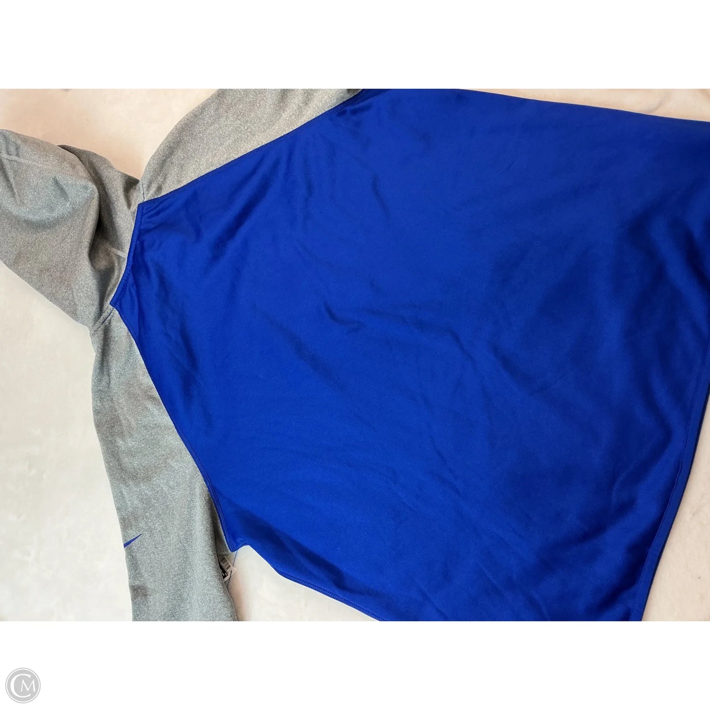 Sweatshirt Hoodie By Nfl In Blue & Grey, Size: Xl