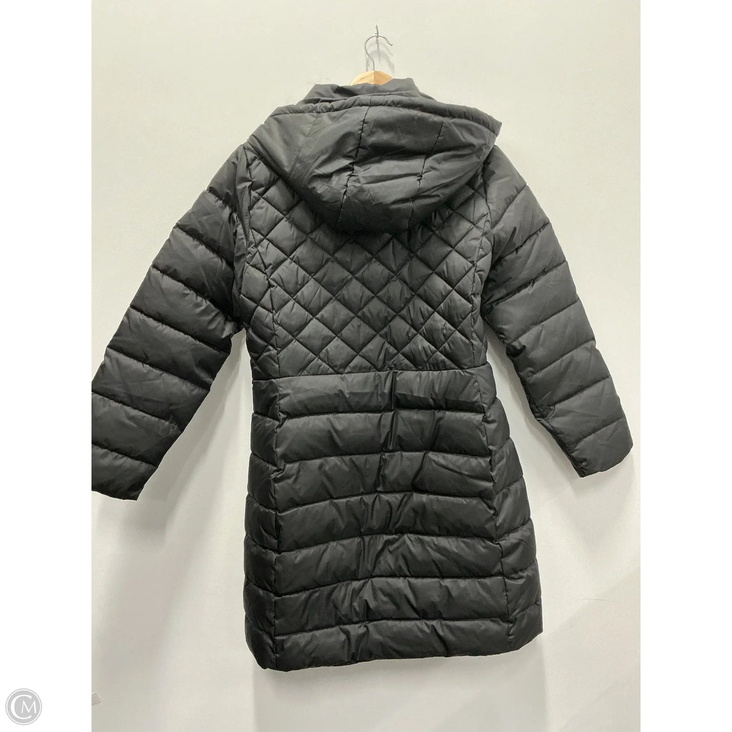 Coat Puffer & Quilted By Liz Claiborne In Black, Size: M
