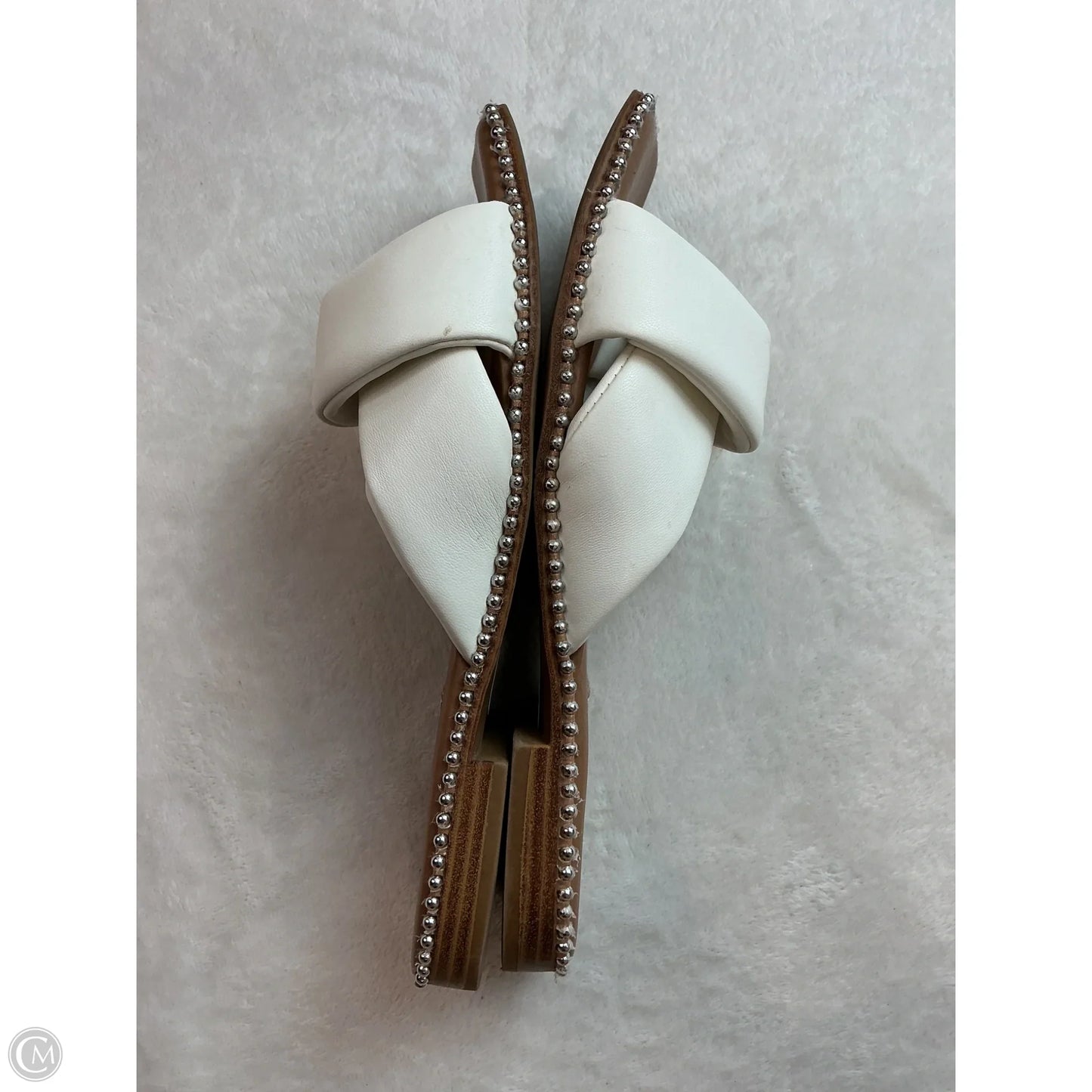 Sandals Flats By Steve Madden In White, Size: 8.5