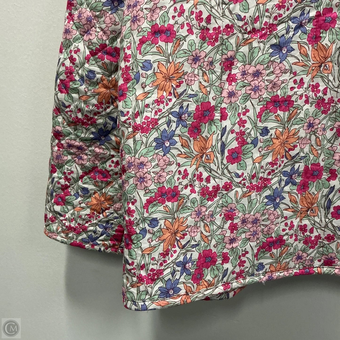 Jacket Puffer & Quilted By Bagatelle In Floral Print, Size: Xl