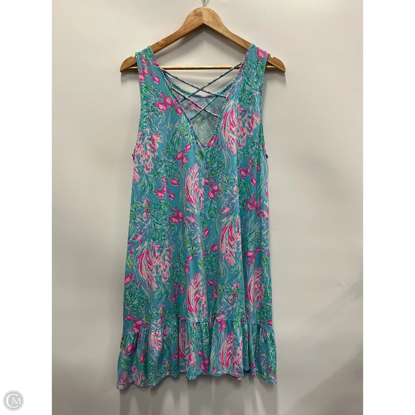 Dress Designer By Lilly Pulitzer In Blue, Size: Xl