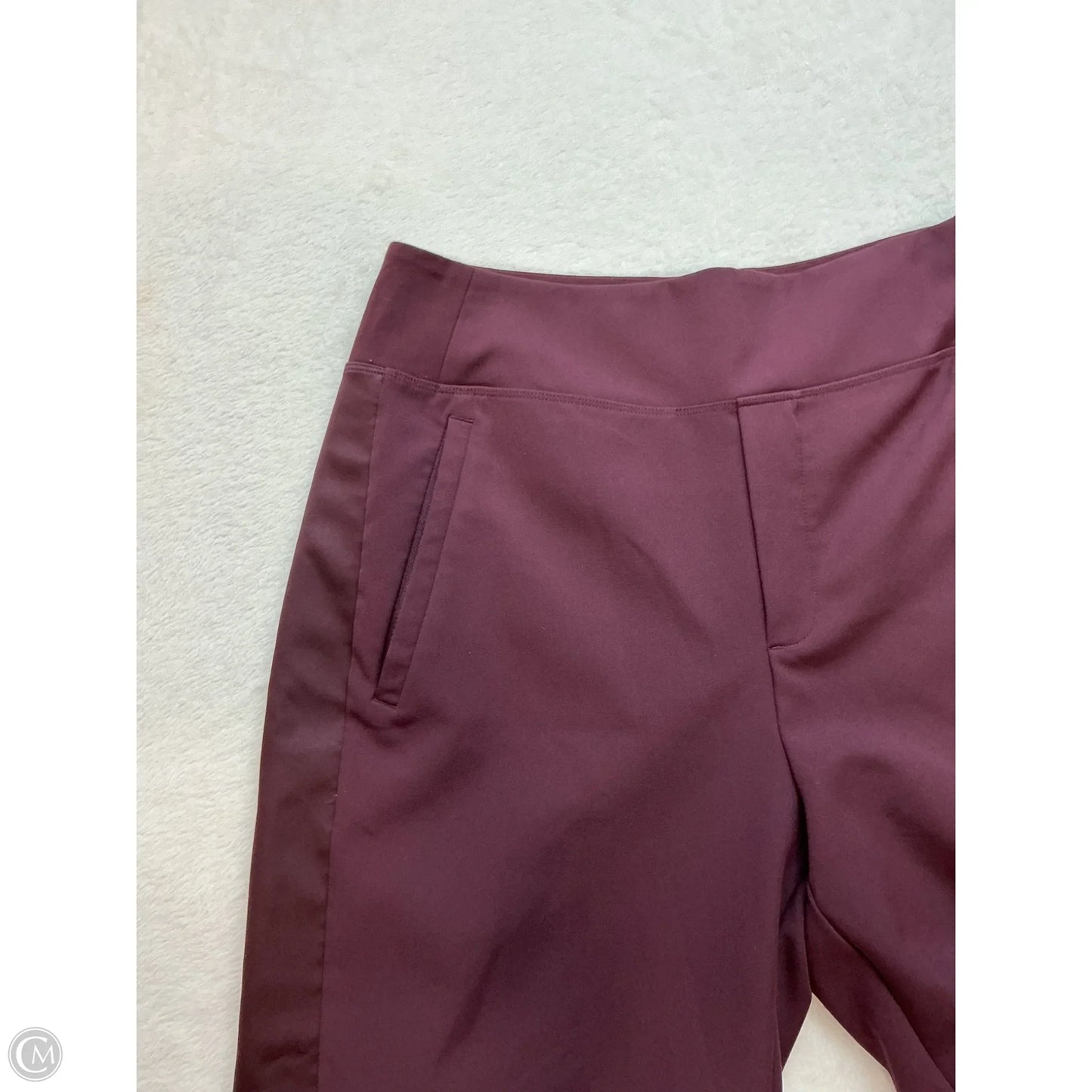 Athletic Pants By Athleta In Maroon, Size: 10
