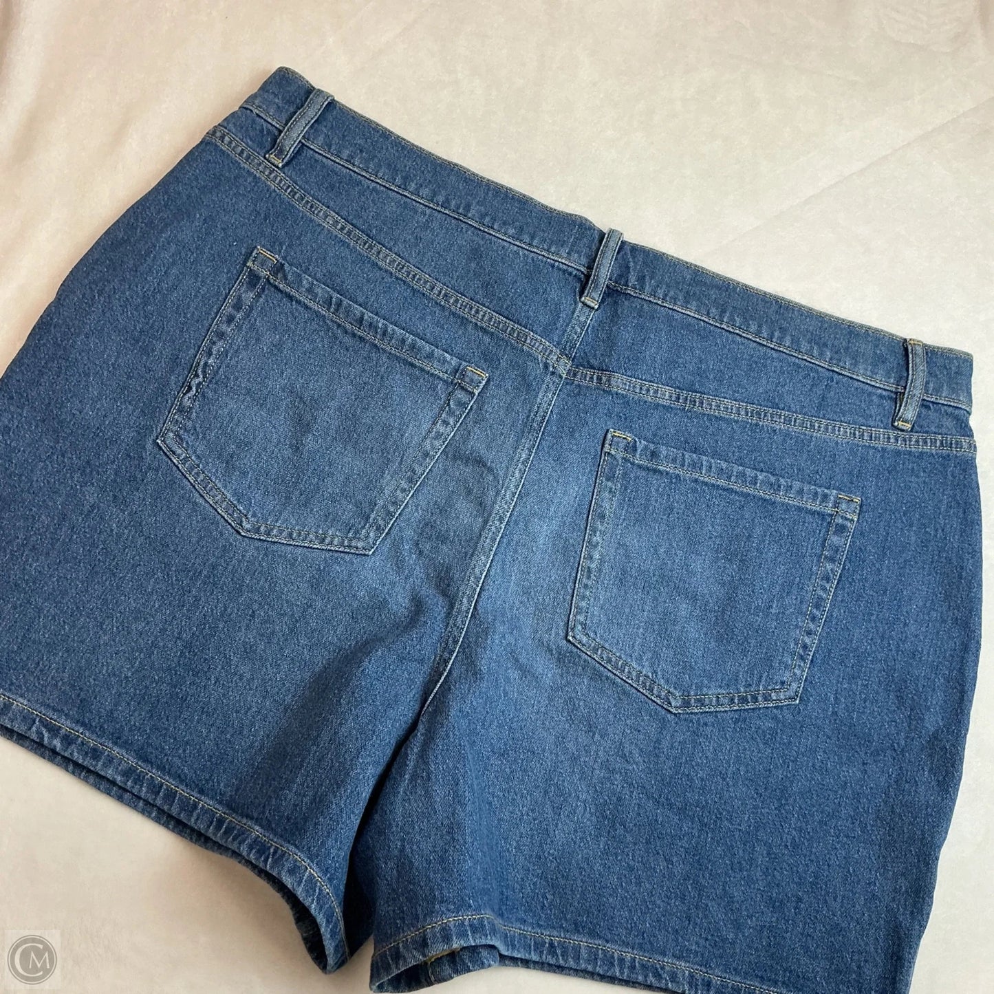 Shorts By Lane Bryant In Blue Denim, Size: 20