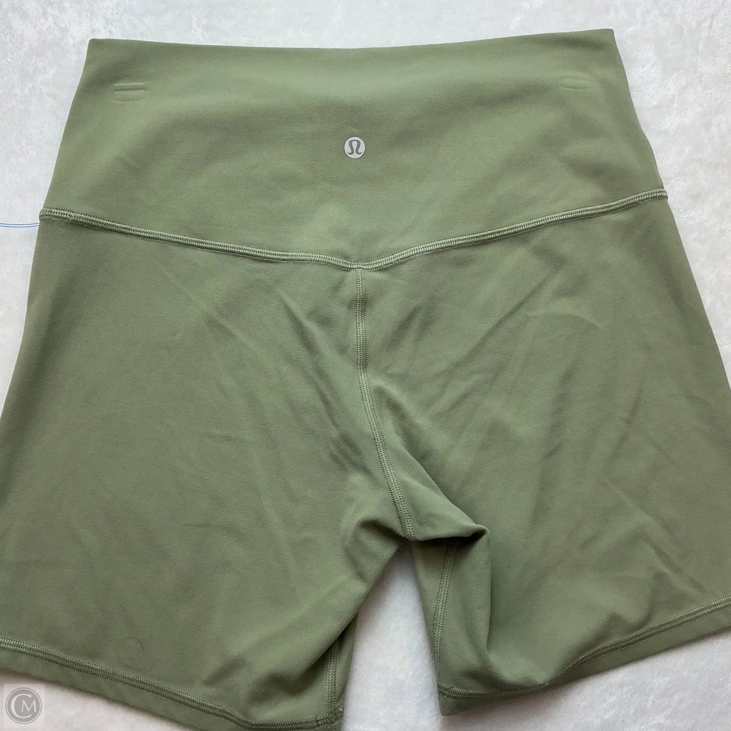 Athletic Shorts By Lululemon In Green, Size: 10