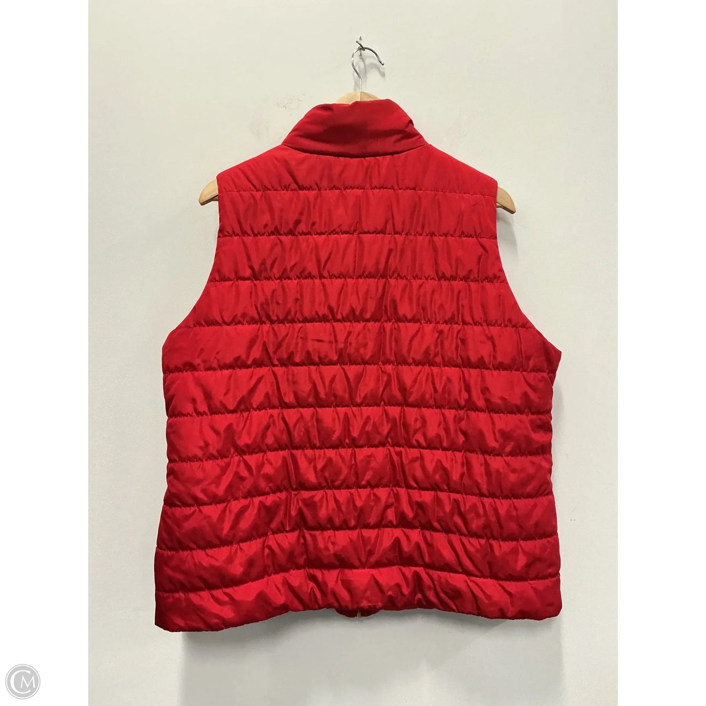 Vest Puffer & Quilted By Michael By Michael Kors In Red, Size: 1x