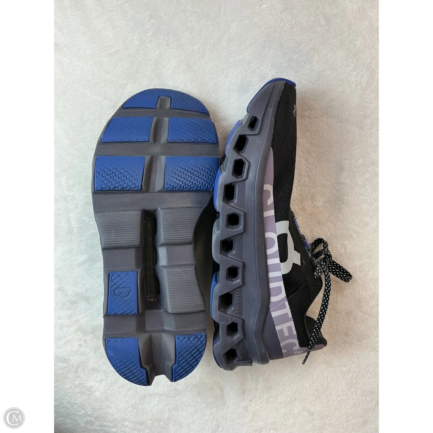 Shoes Athletic By On Cloud In Grey & Purple, Size: 9