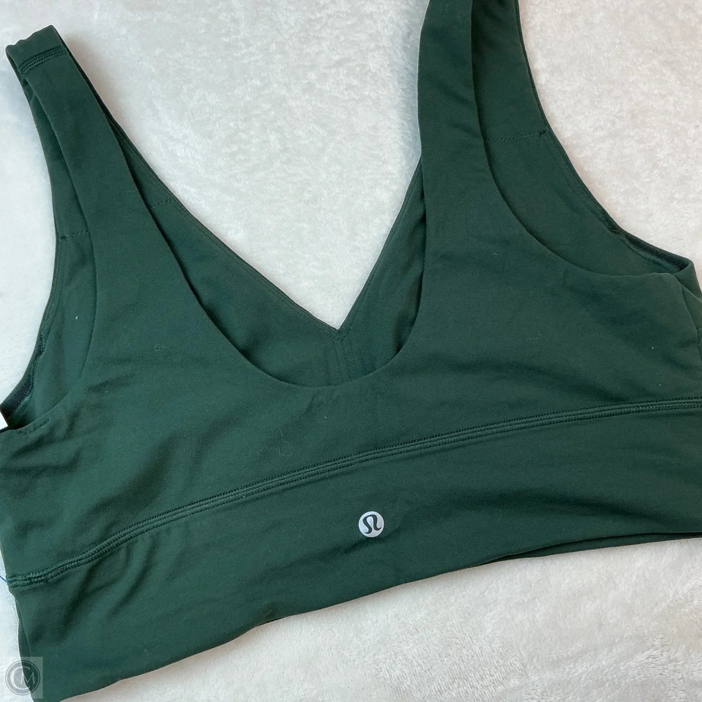 Athletic Bra By Lululemon In Green, Size: 12