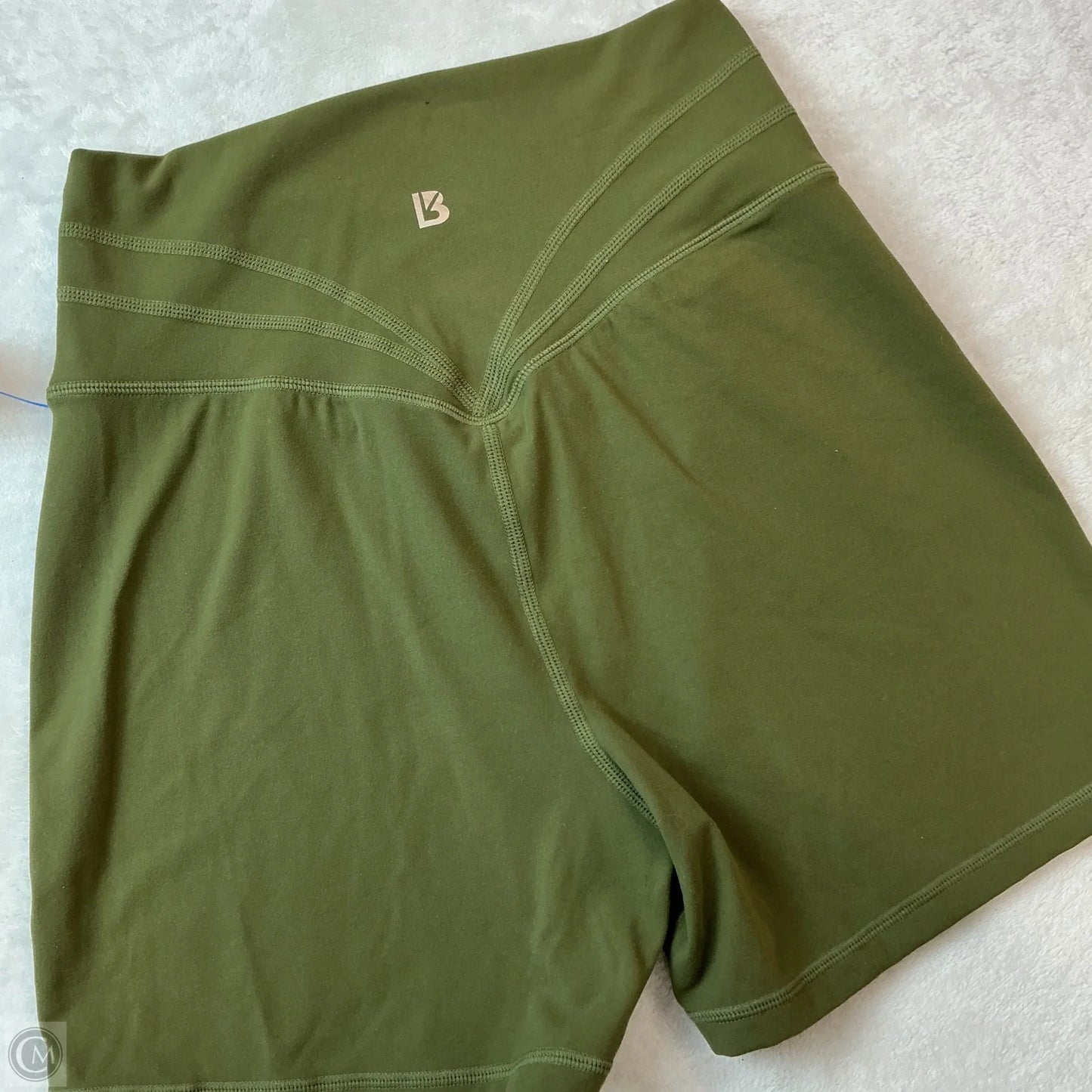Athletic Shorts By Buffbunny In Green, Size: M