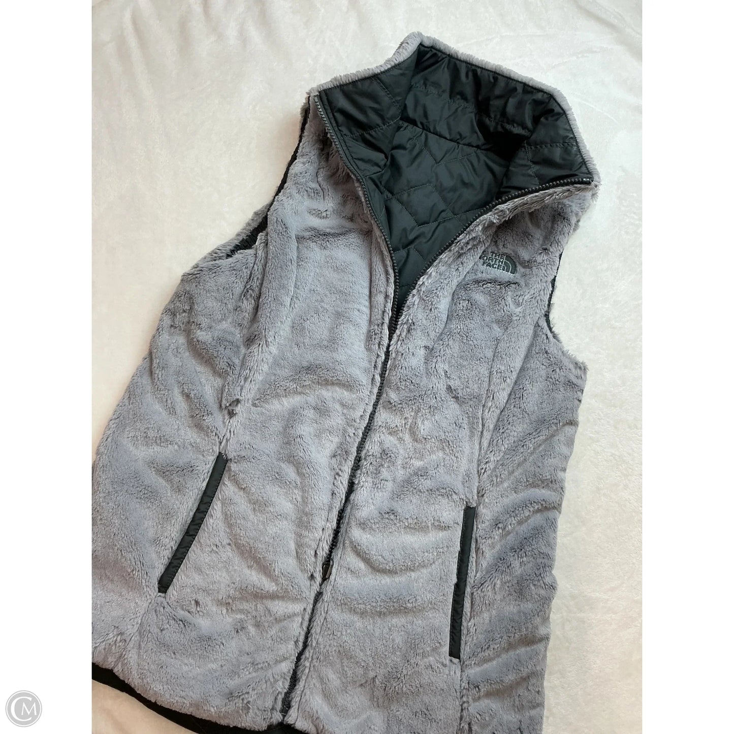 Vest Puffer & Quilted By Columbia In Grey, Size: M