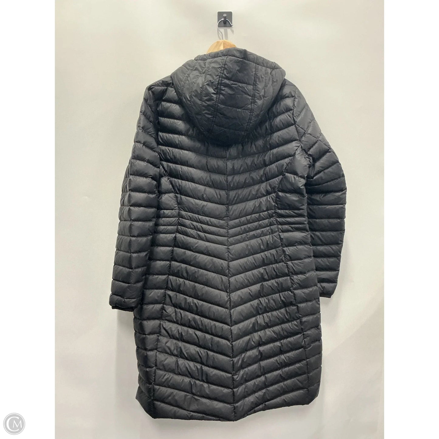Jacket Puffer & Quilted By Lands End In Black, Size: Xl