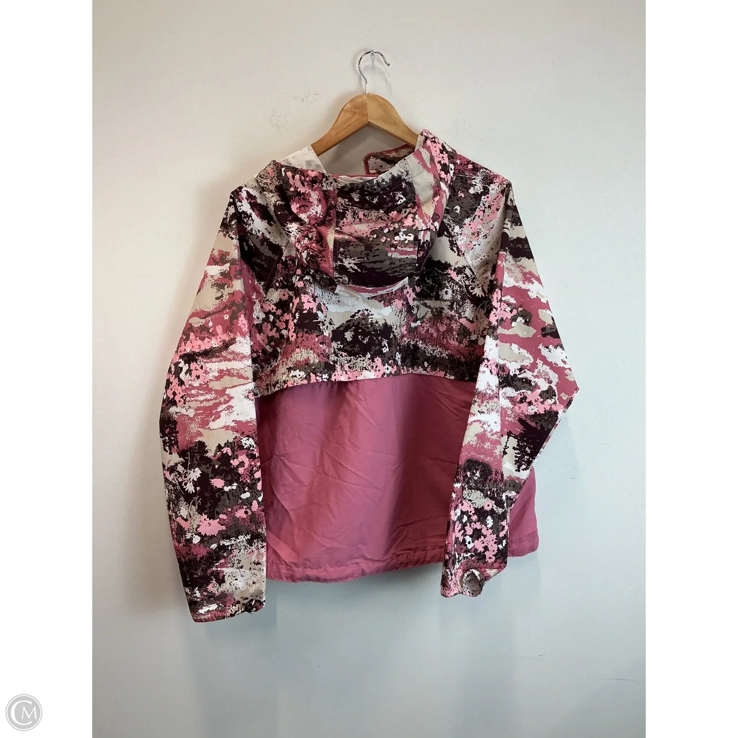 Jacket Windbreaker By Columbia In Pink, Size: L