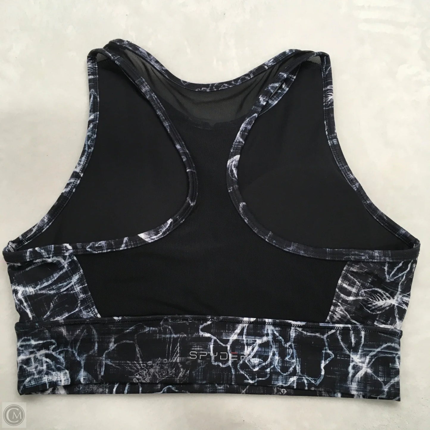 Athletic Bra By Spyder In Grey, Size: L