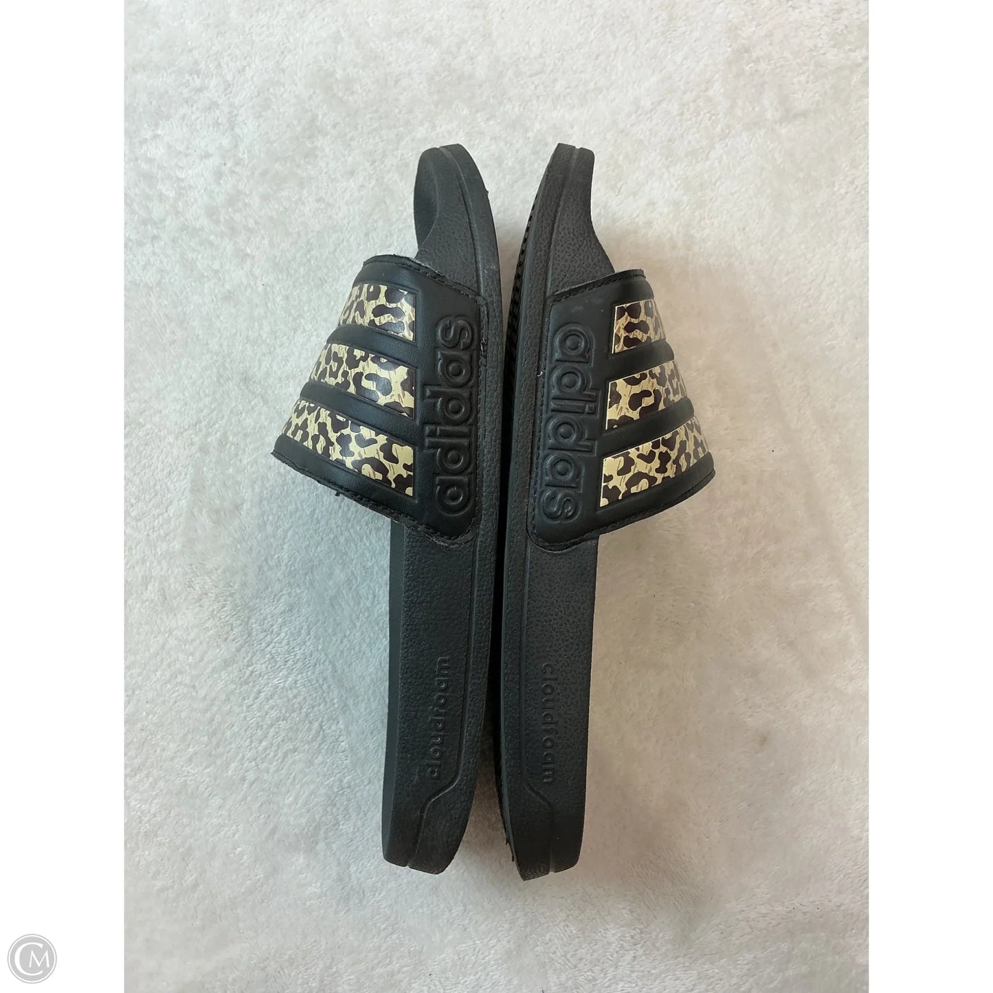 Sandals Flats By Adidas In Black, Size: 7