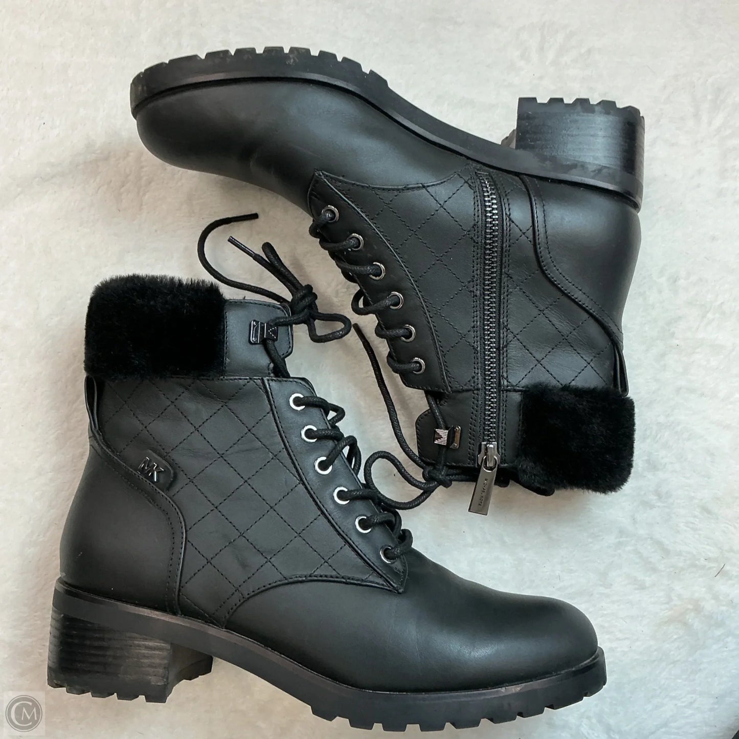 Boots Ankle Heels By Michael By Michael Kors In Black, Size: 8