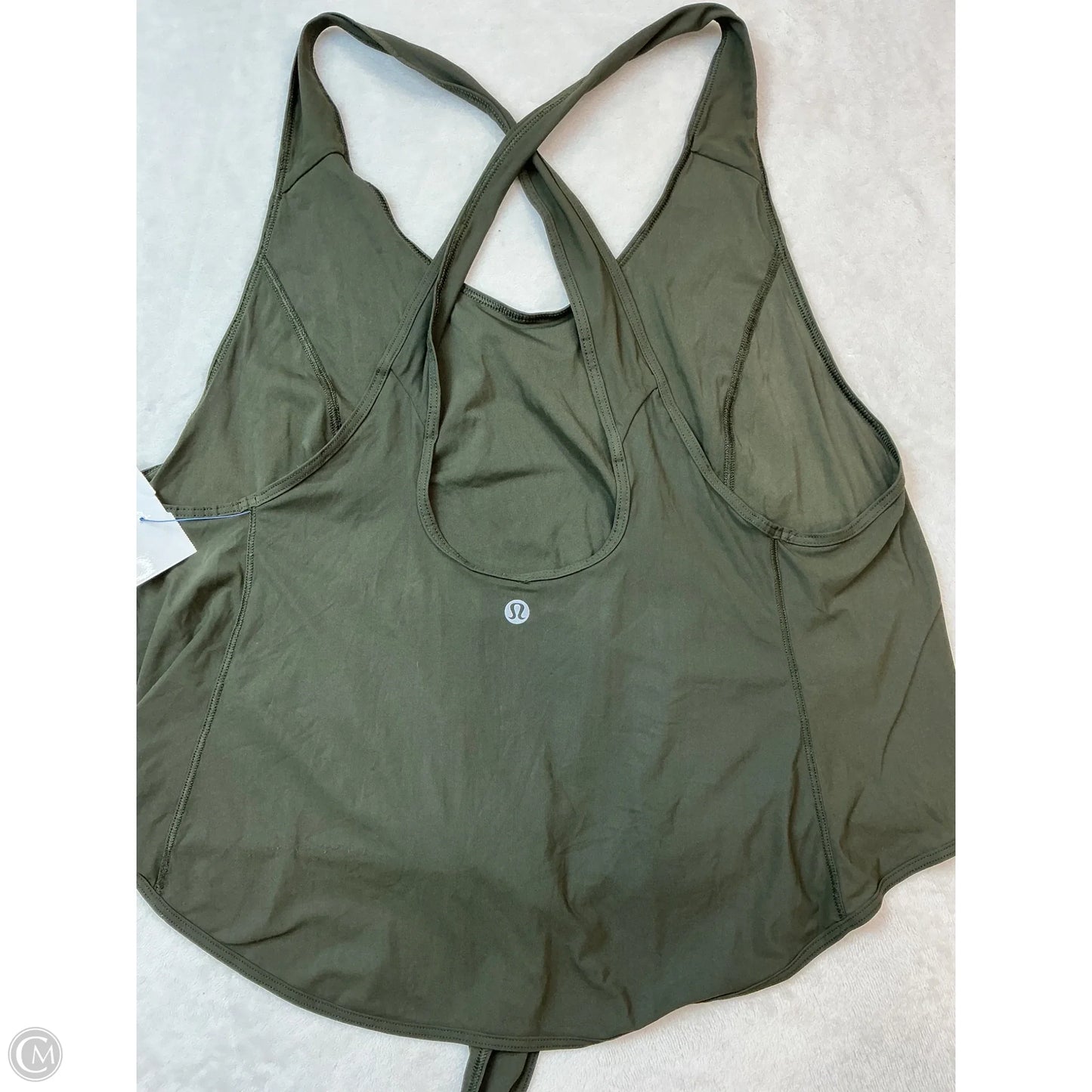 Athletic Tank Top By Lululemon In Green, Size: L