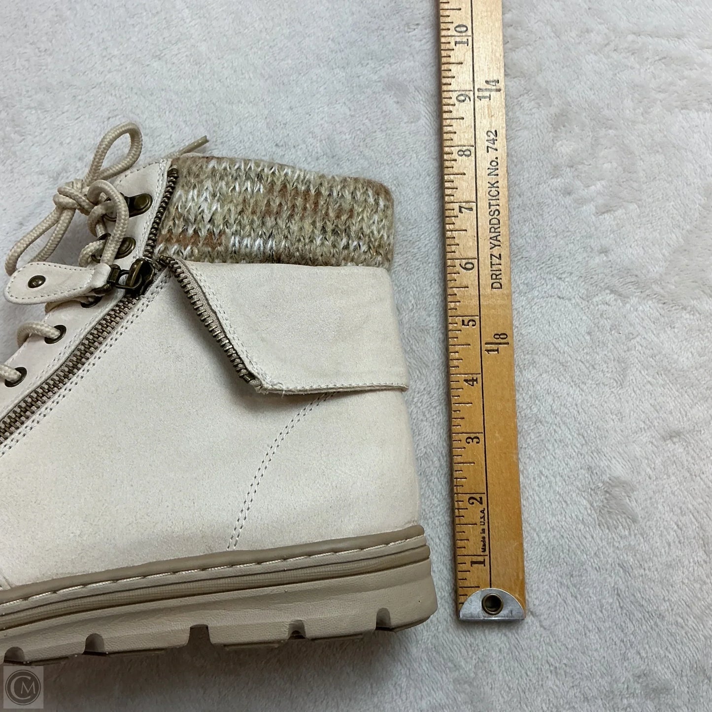 Boots Ankle Flats By Cliffs By White Mountain In Cream, Size: 10