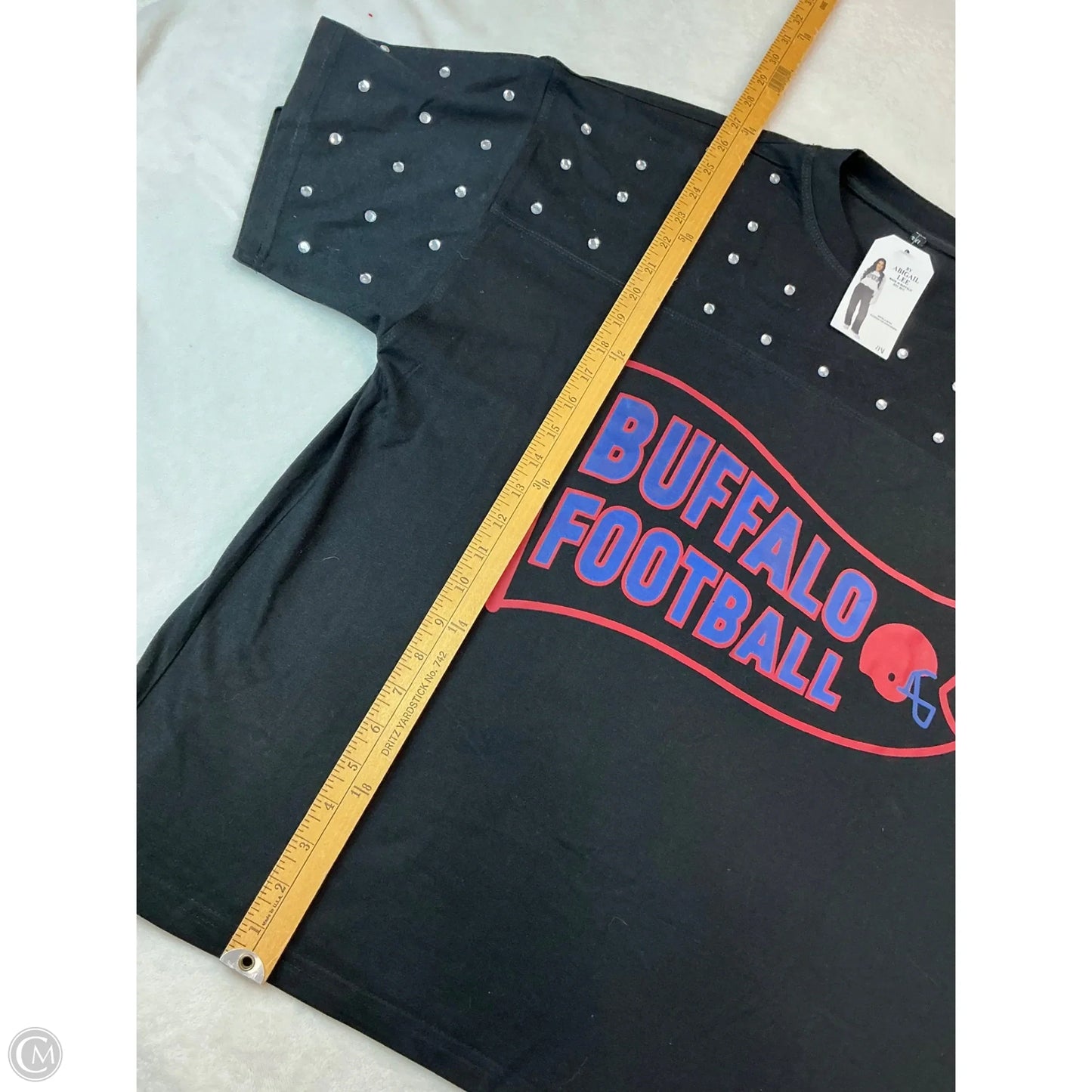 Top Short Sleeve By Clothes Mentor In Black, Size: 3x