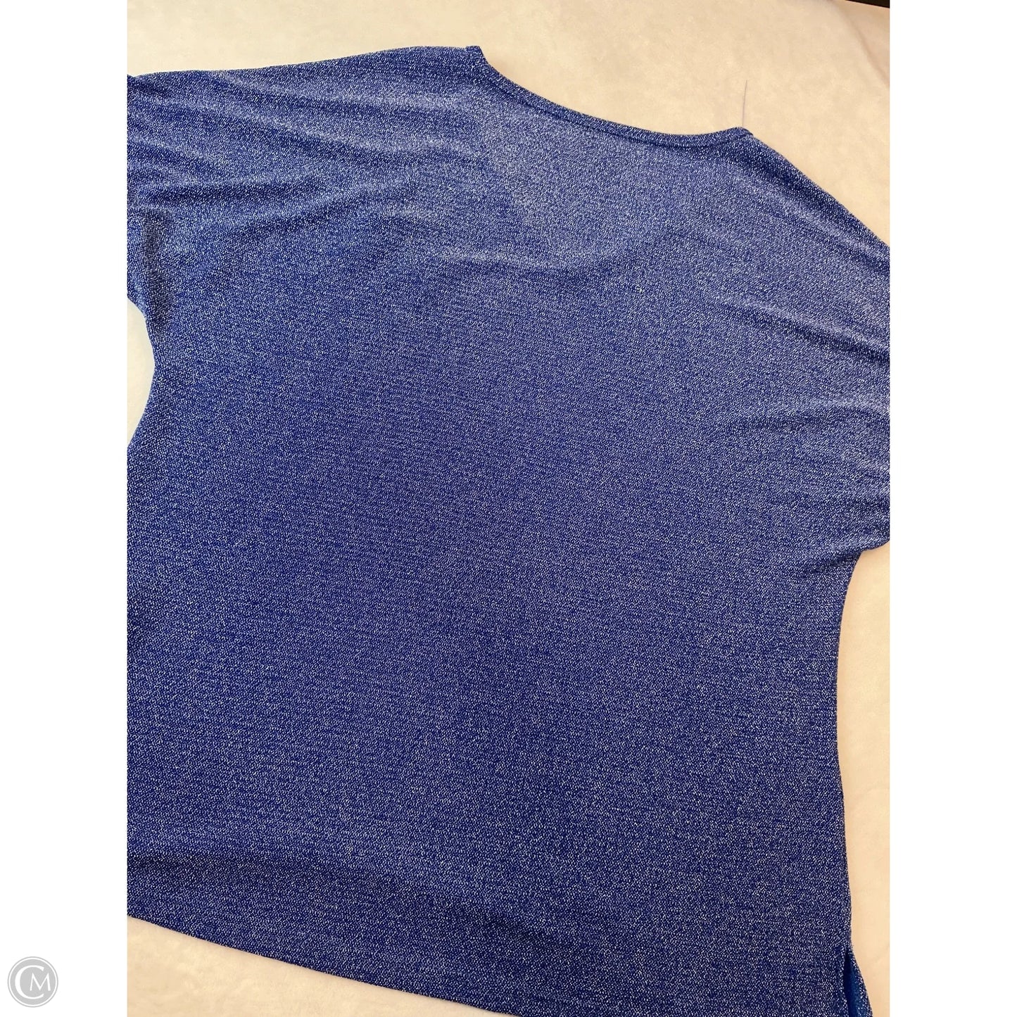 Top Short Sleeve By Nfl In Blue, Size: 2x