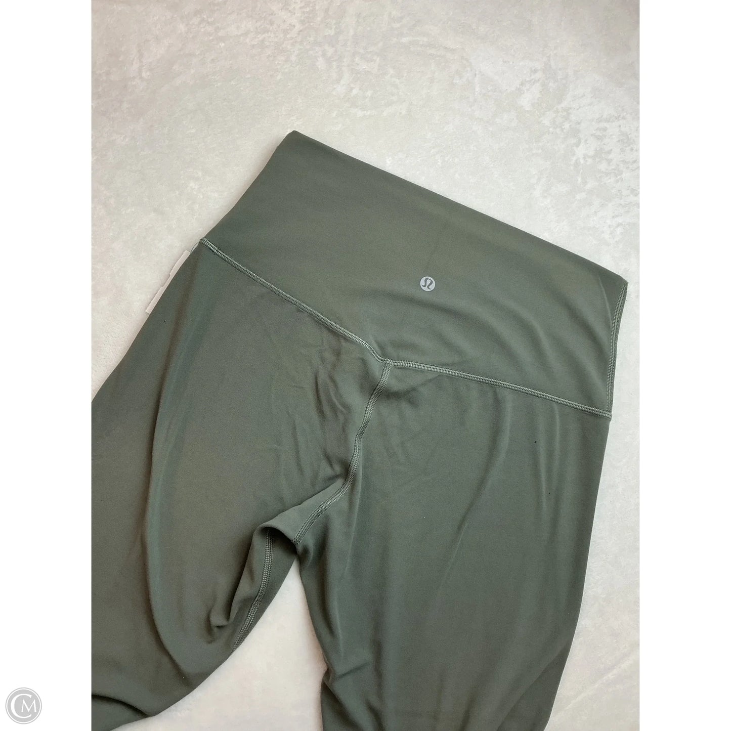 Athletic Leggings By Lululemon In Green, Size: 8