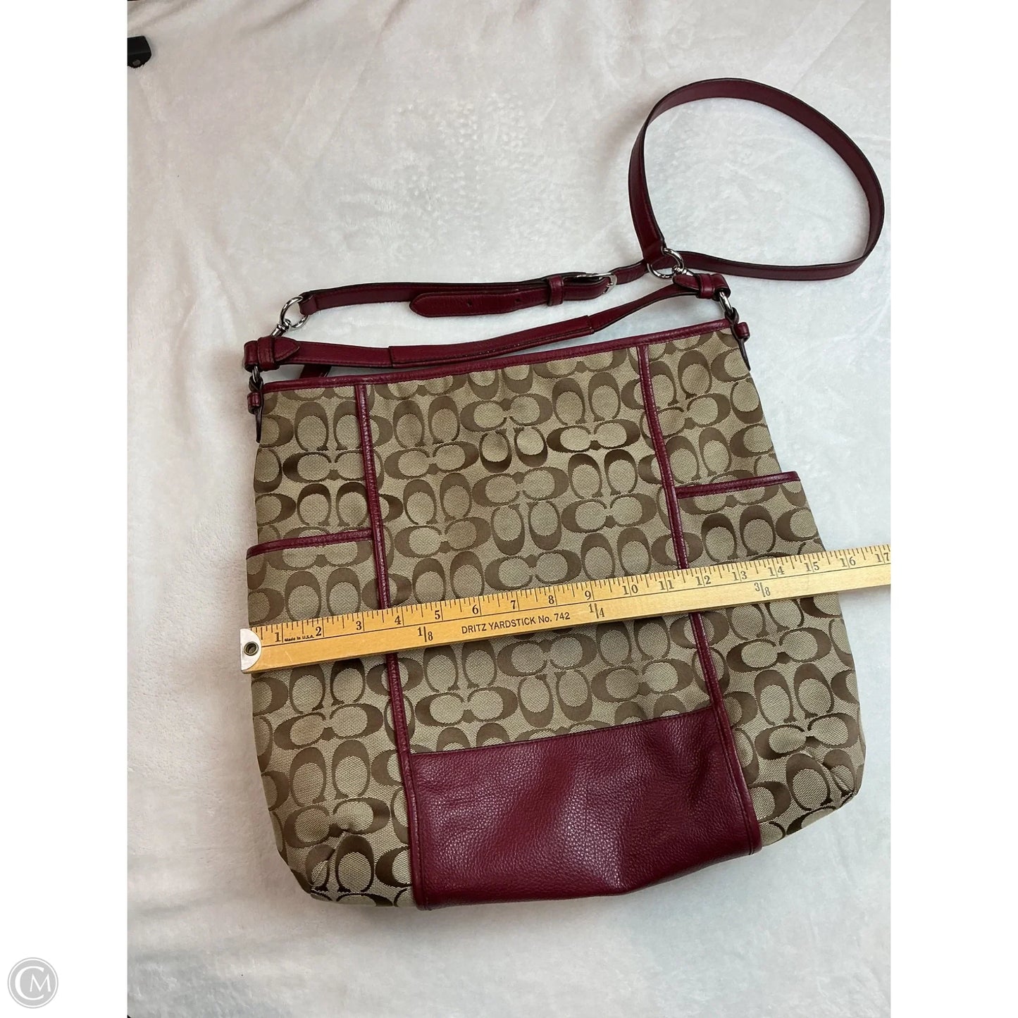 Crossbody Designer By Coach, Size: Medium