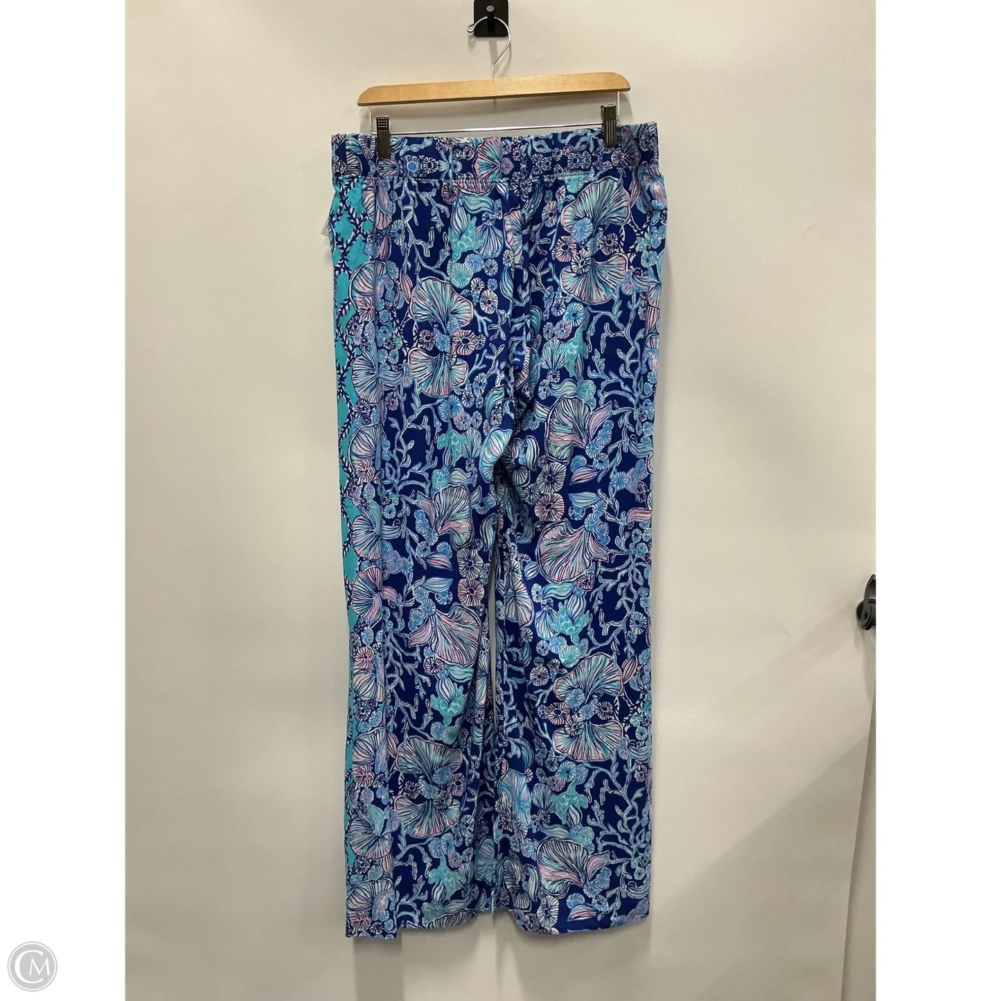 Pants Designer By Lilly Pulitzer In Floral Print, Size: L