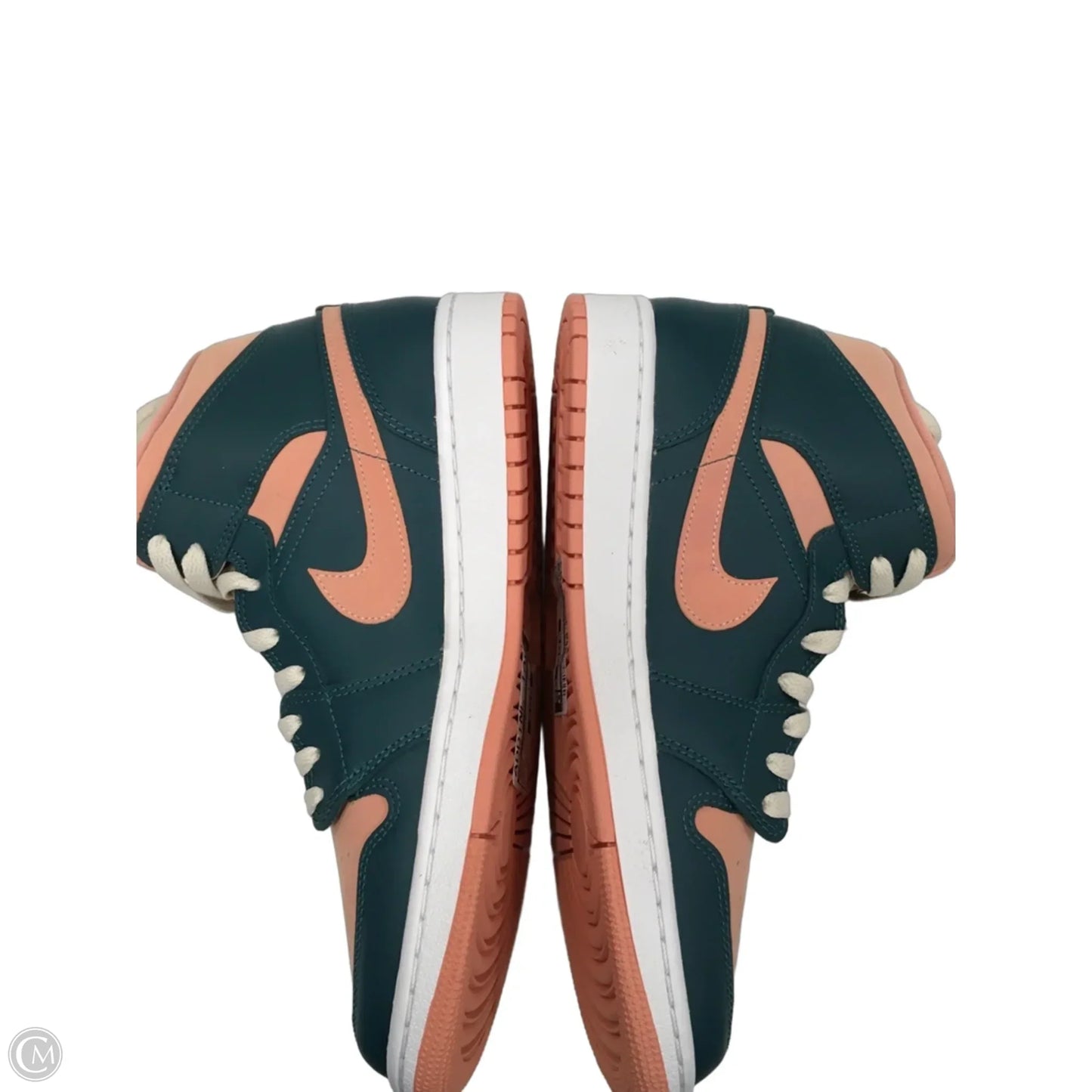 Shoes Sneakers By Nike In Green & Pink, Size: 10