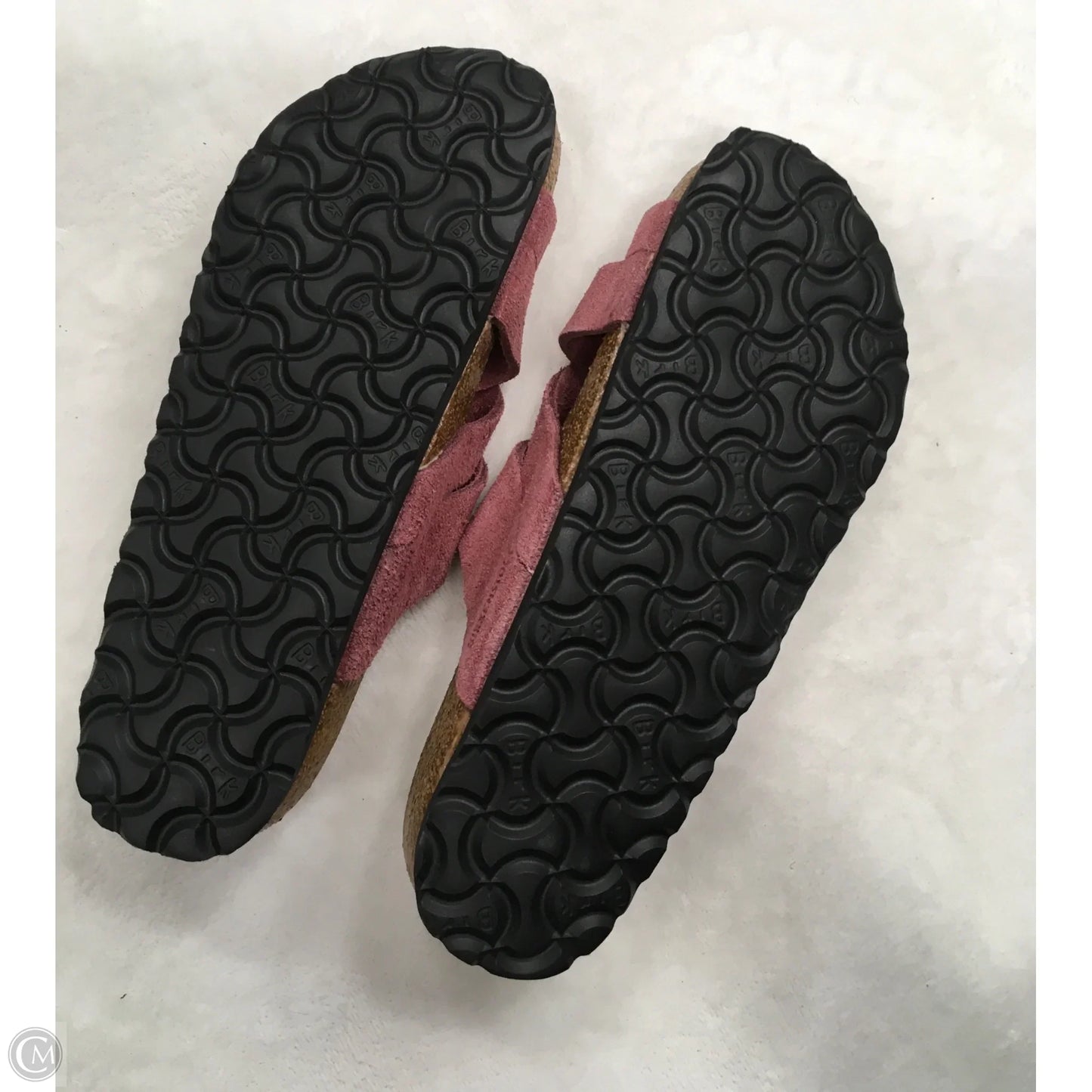 Sandals Flats By Birkenstock In Pink, Size: 6.5