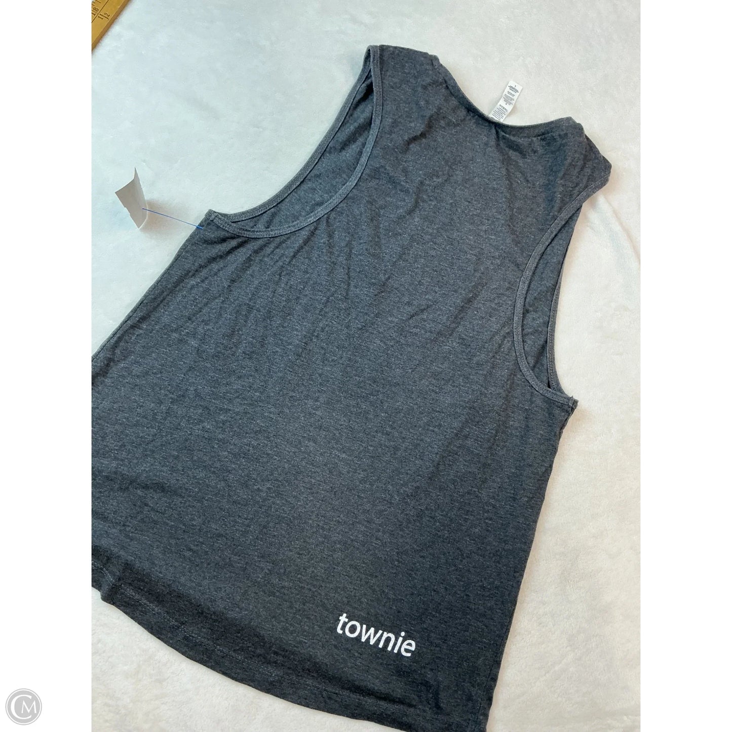 Tank Top By Clothes Mentor In Grey, Size: L
