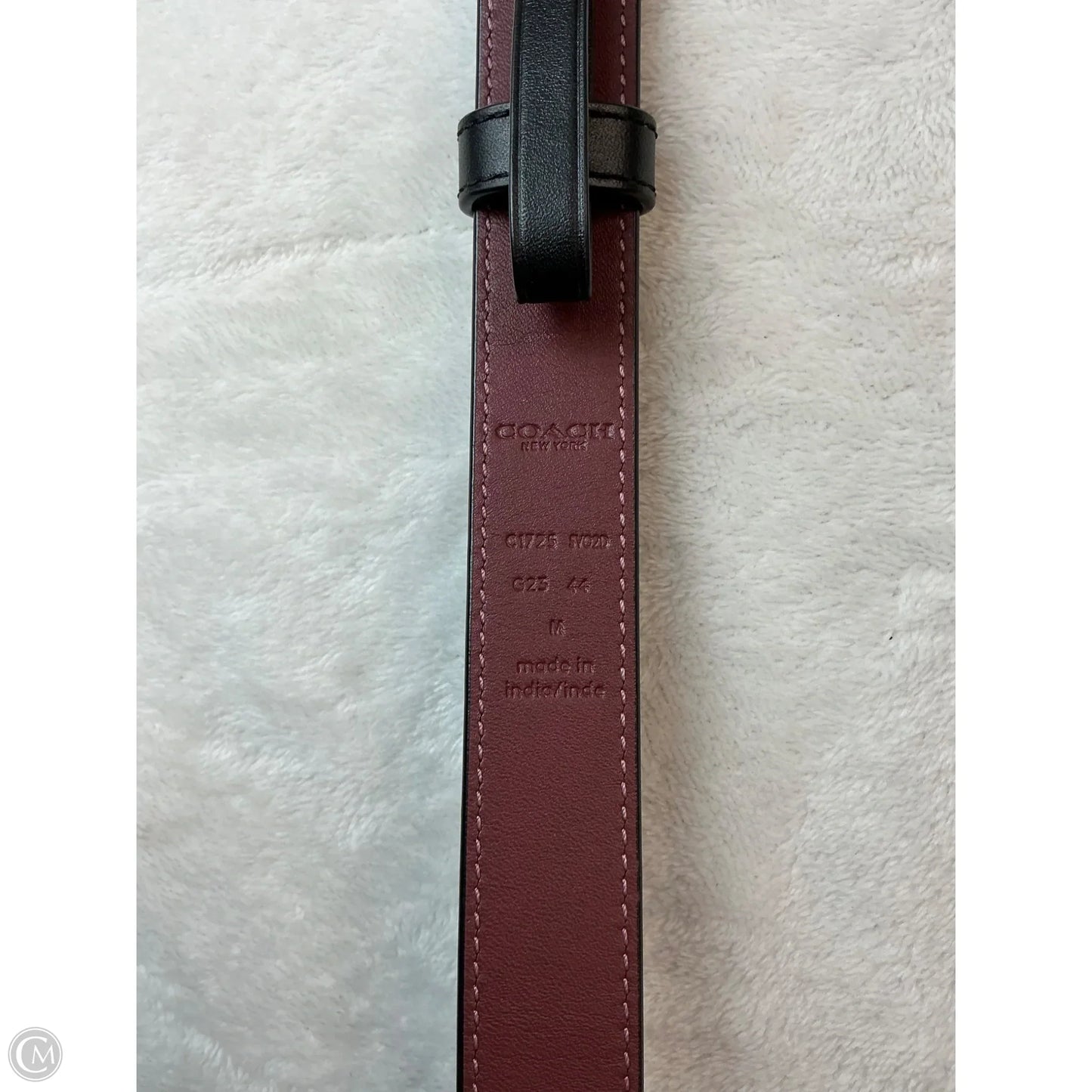 Belt Designer By Coach, Size: Medium