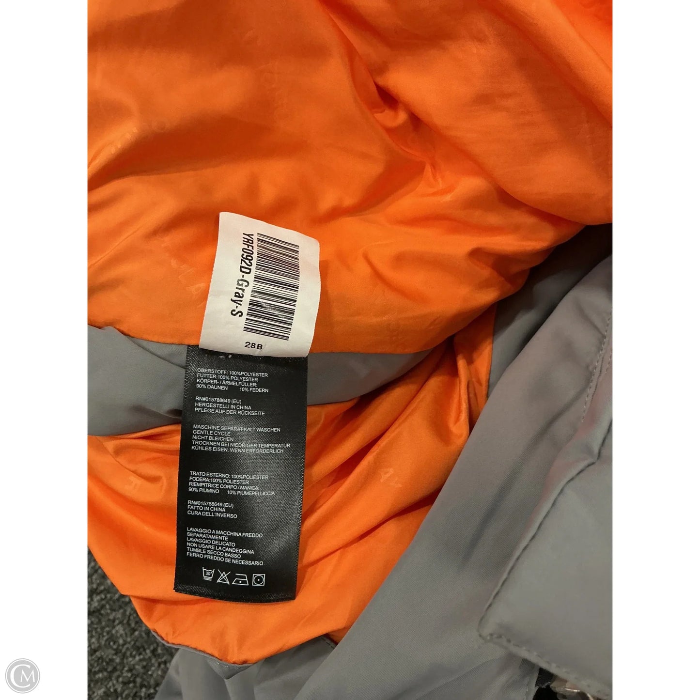 Coat Puffer & Quilted By Clothes Mentor In Grey, Size: S
