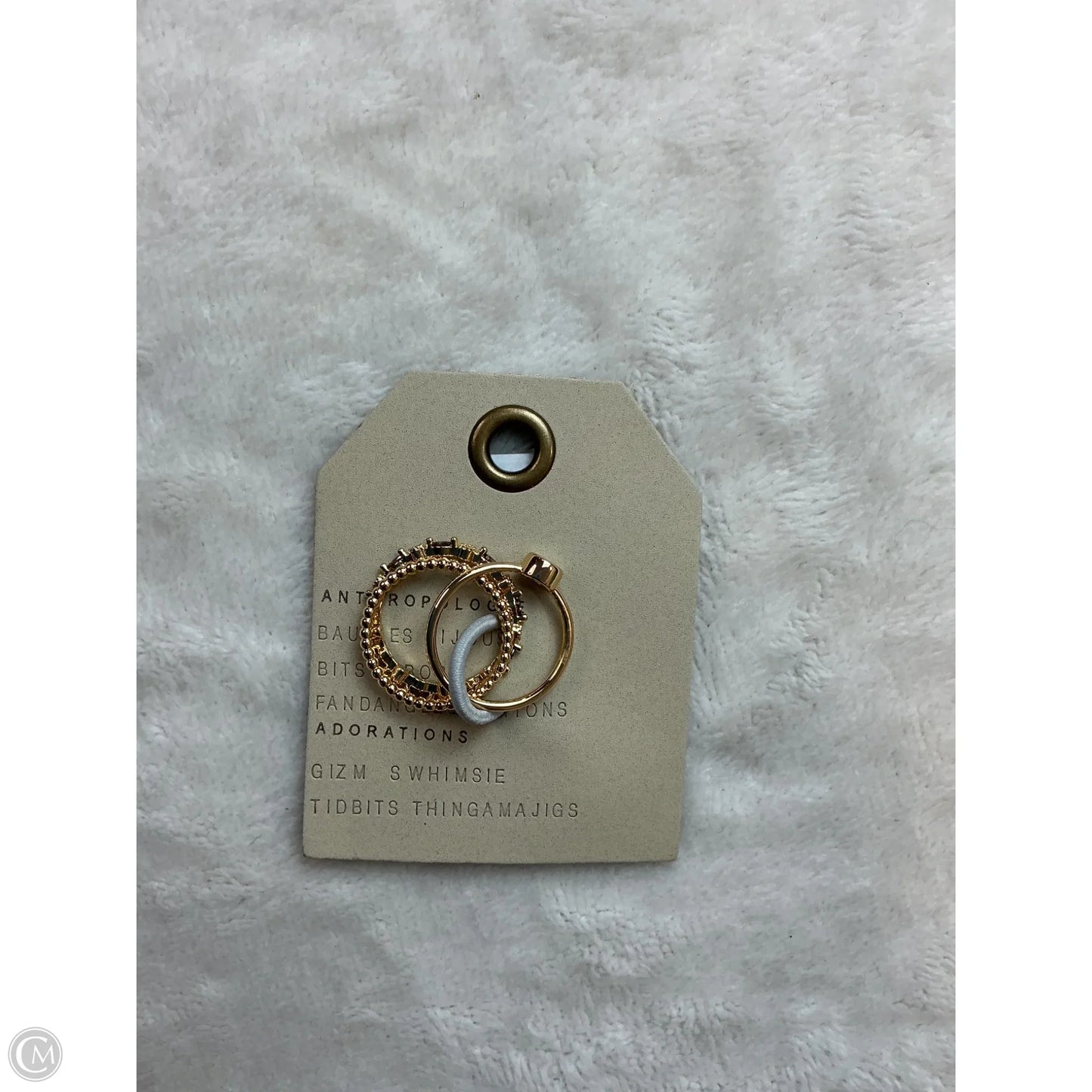 Ring Stackable By Anthropologie, Size: 03 Piece Set