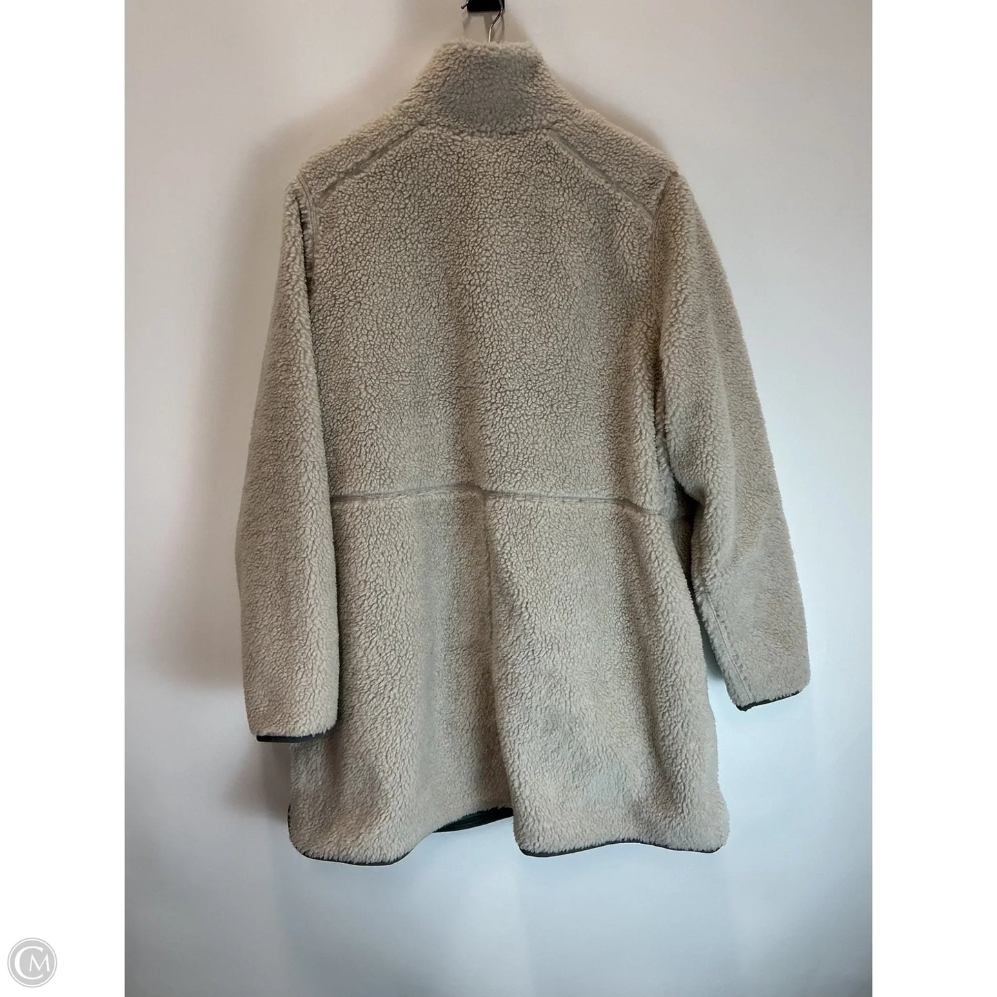 Coat Faux Fur & Sherpa By L.l. Bean In Grey, Size: 2x