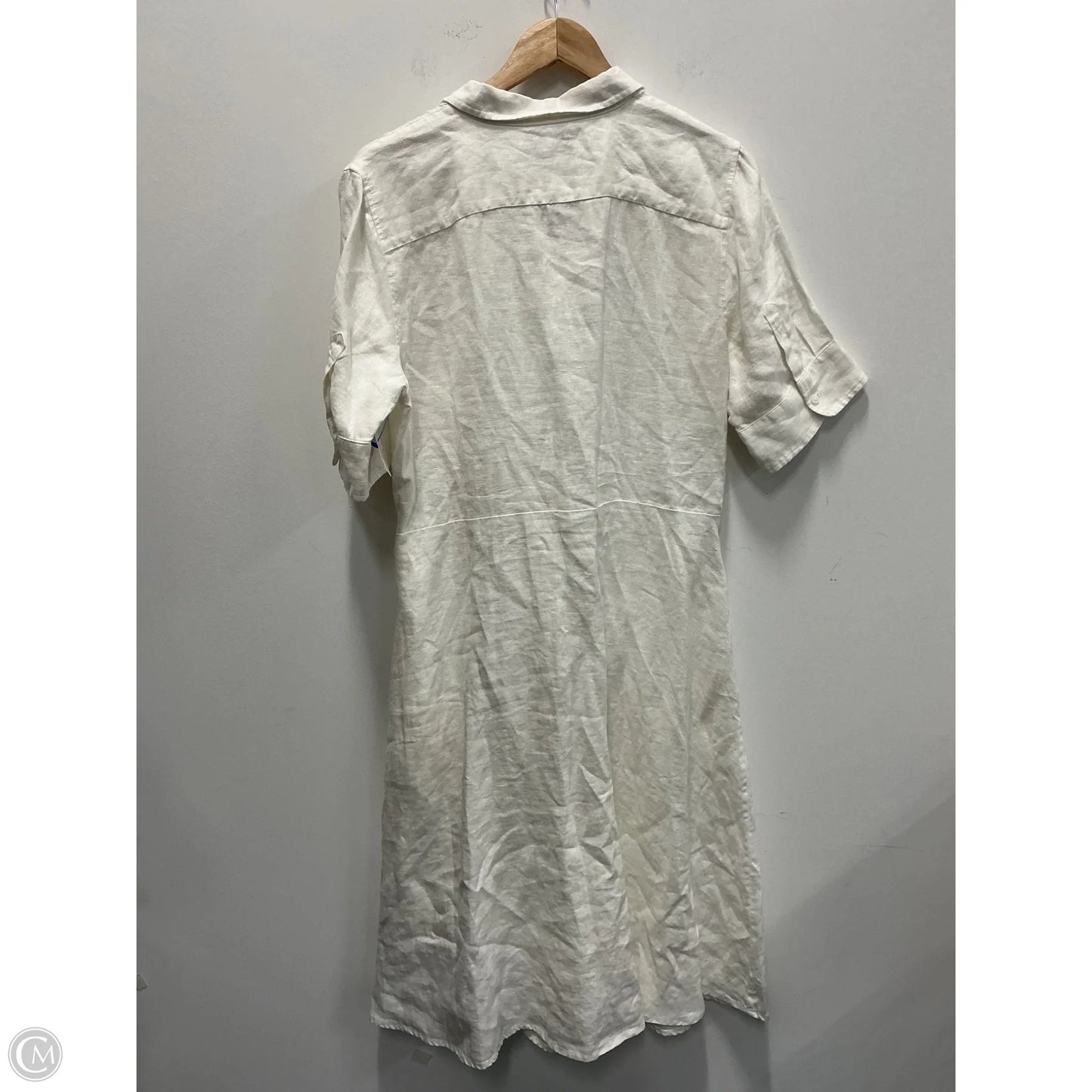 Dress Casual Short By Ralph Lauren Black Label In White, Size: L