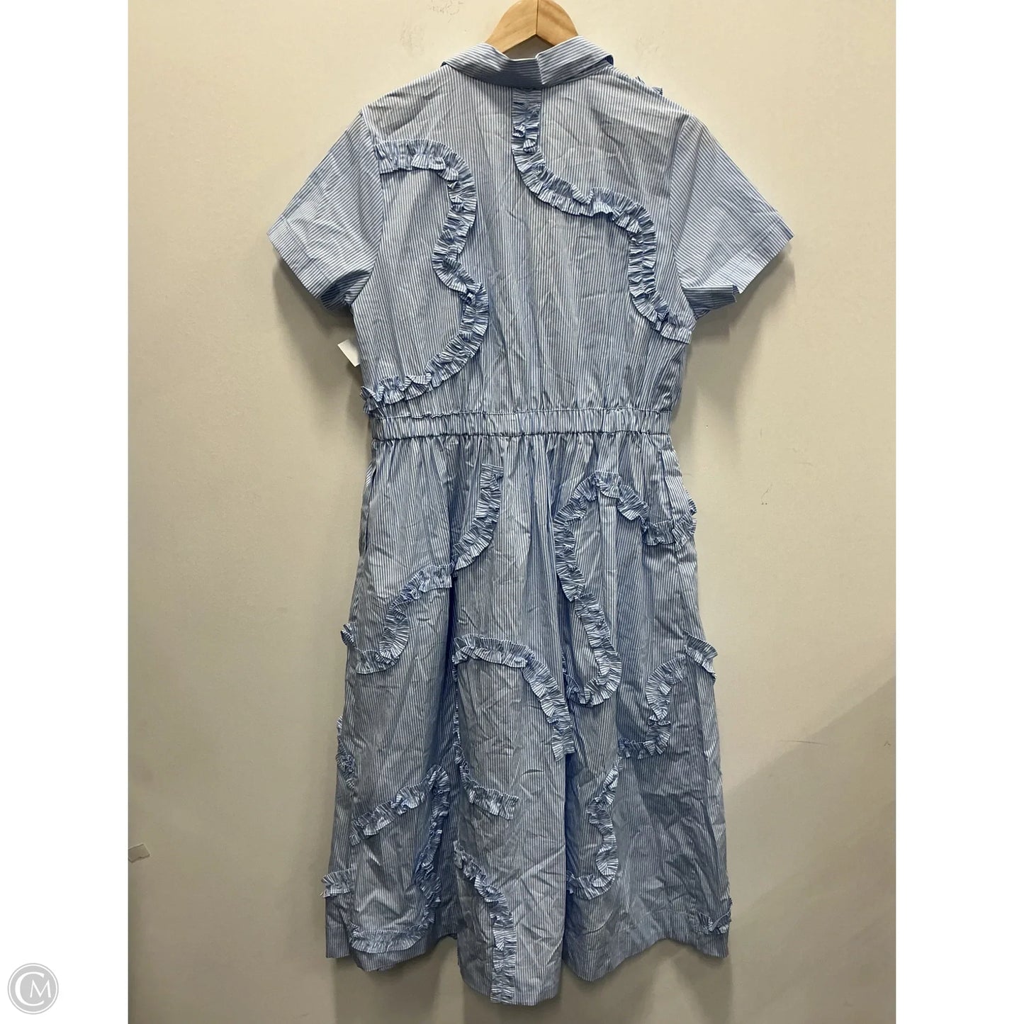 Dress Designer By Kate Spade In Striped Pattern, Size: M