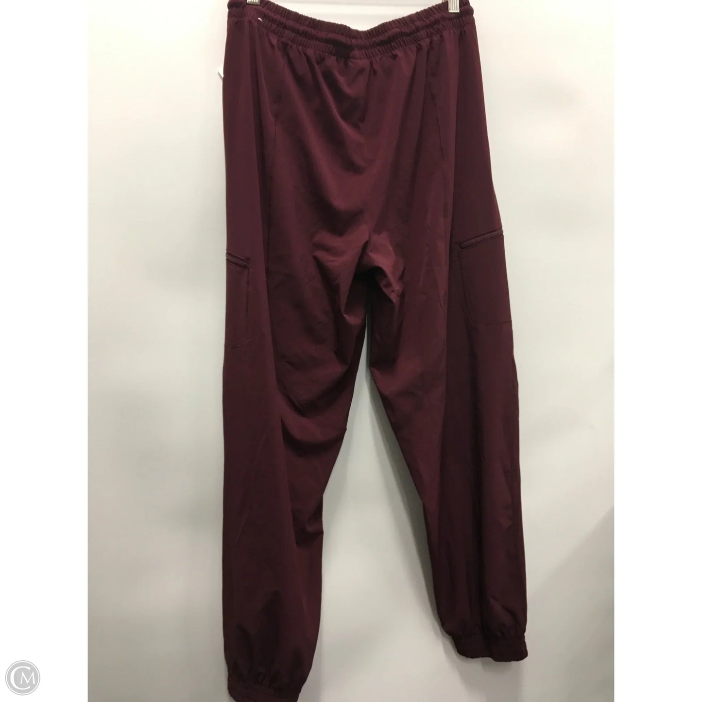 Pants Luxury Designer By Jordan In Maroon, Size: M