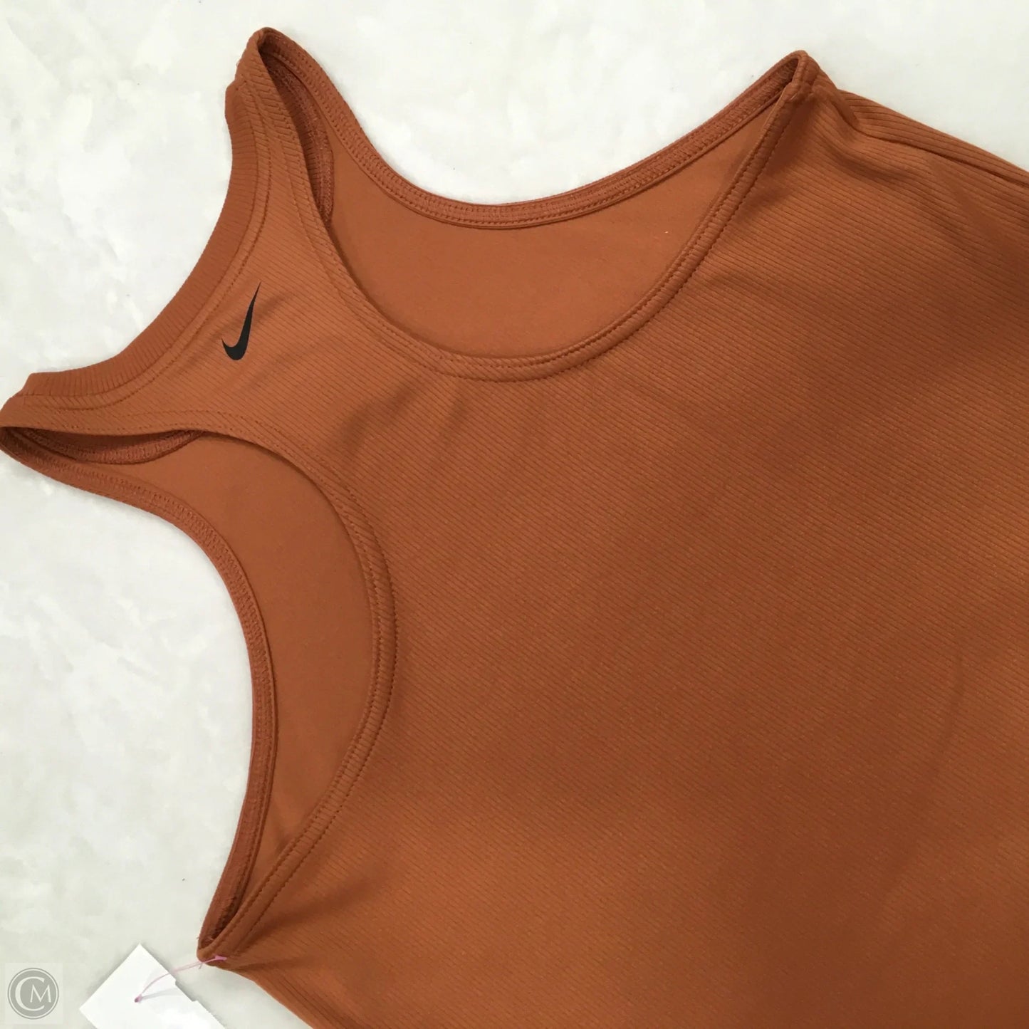Athletic Tank Top By Nike In Orange, Size: M