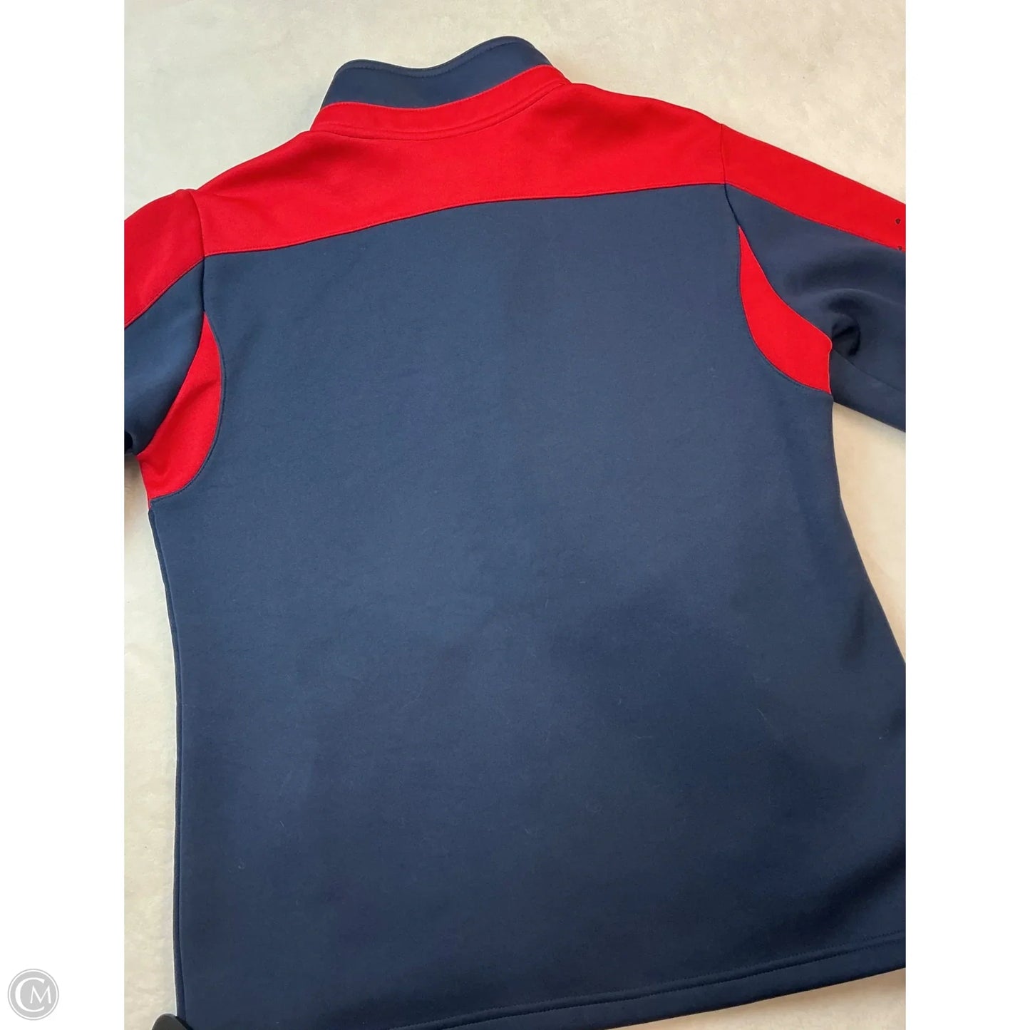 Athletic Jacket By Nfl In Navy, Size: M