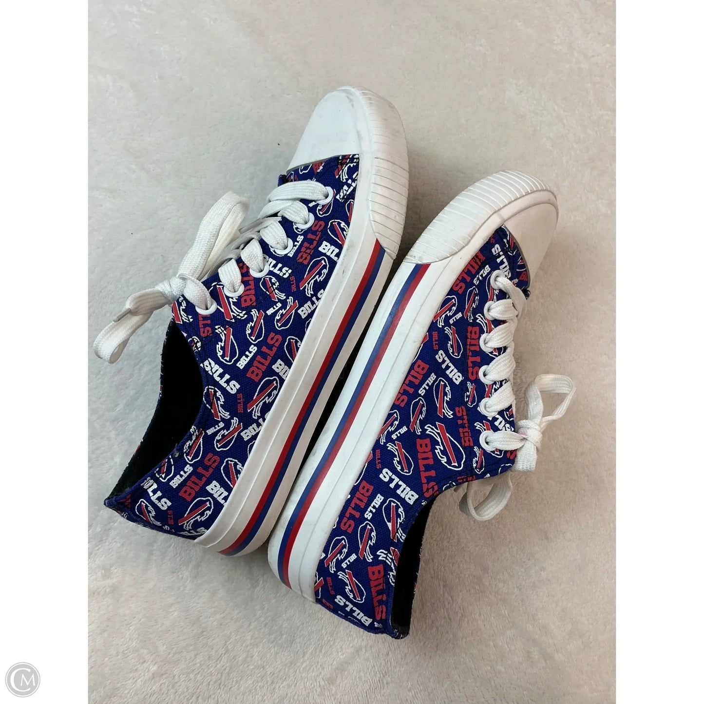 Shoes Sneakers By Clothes Mentor In Blue Red & White, Size: 8