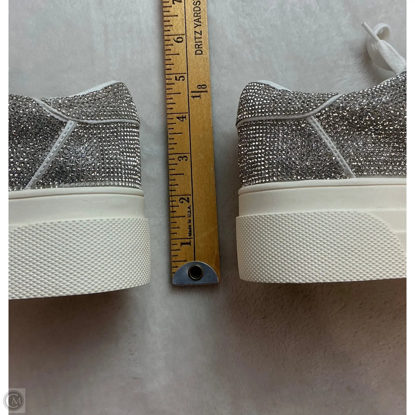 Shoes Sneakers By Jessica Simpson In Silver, Size: 6.5