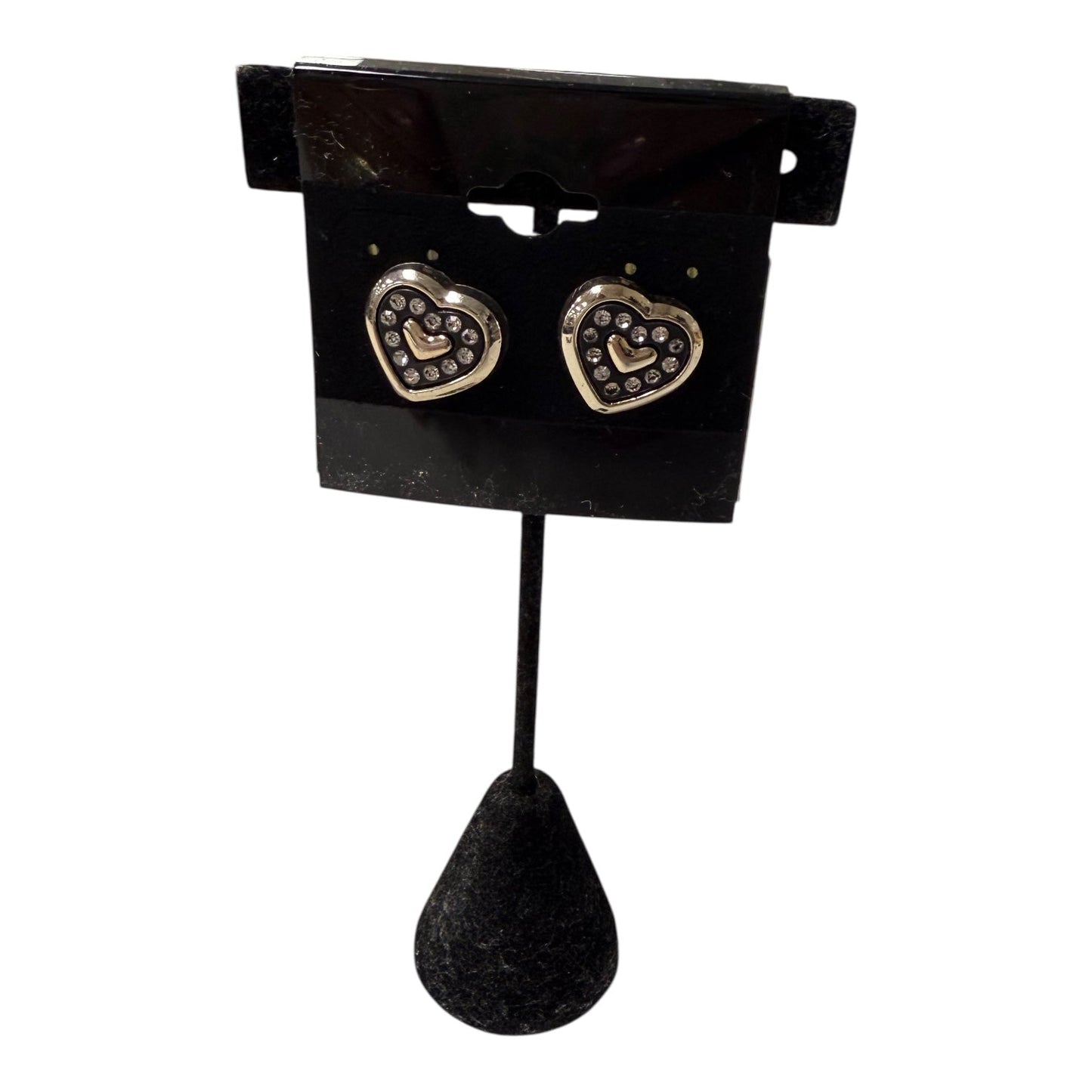 Earrings Stud By Cme In Black & Gold