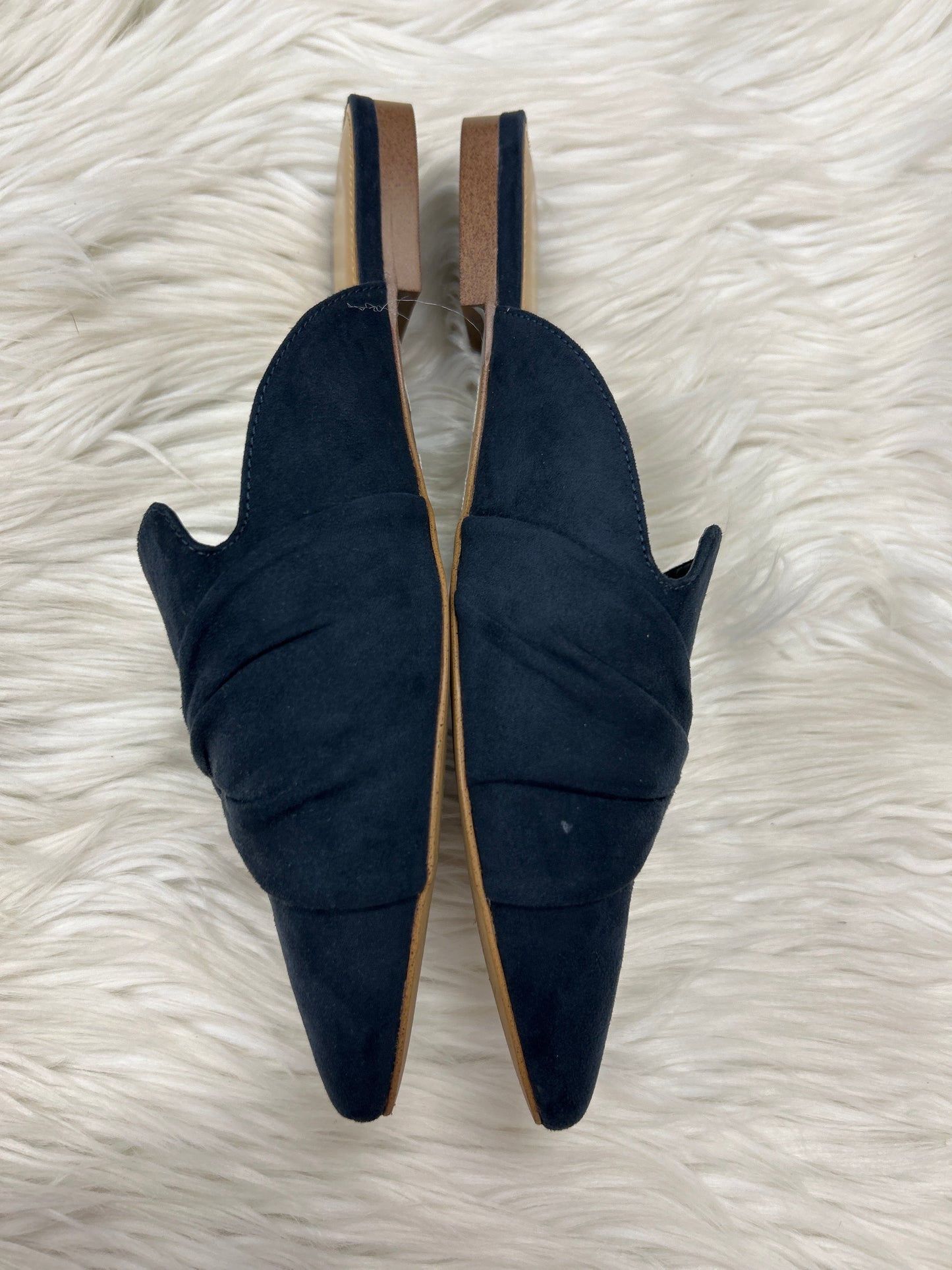 Shoes Flats By J. Crew In Navy, Size:7.5