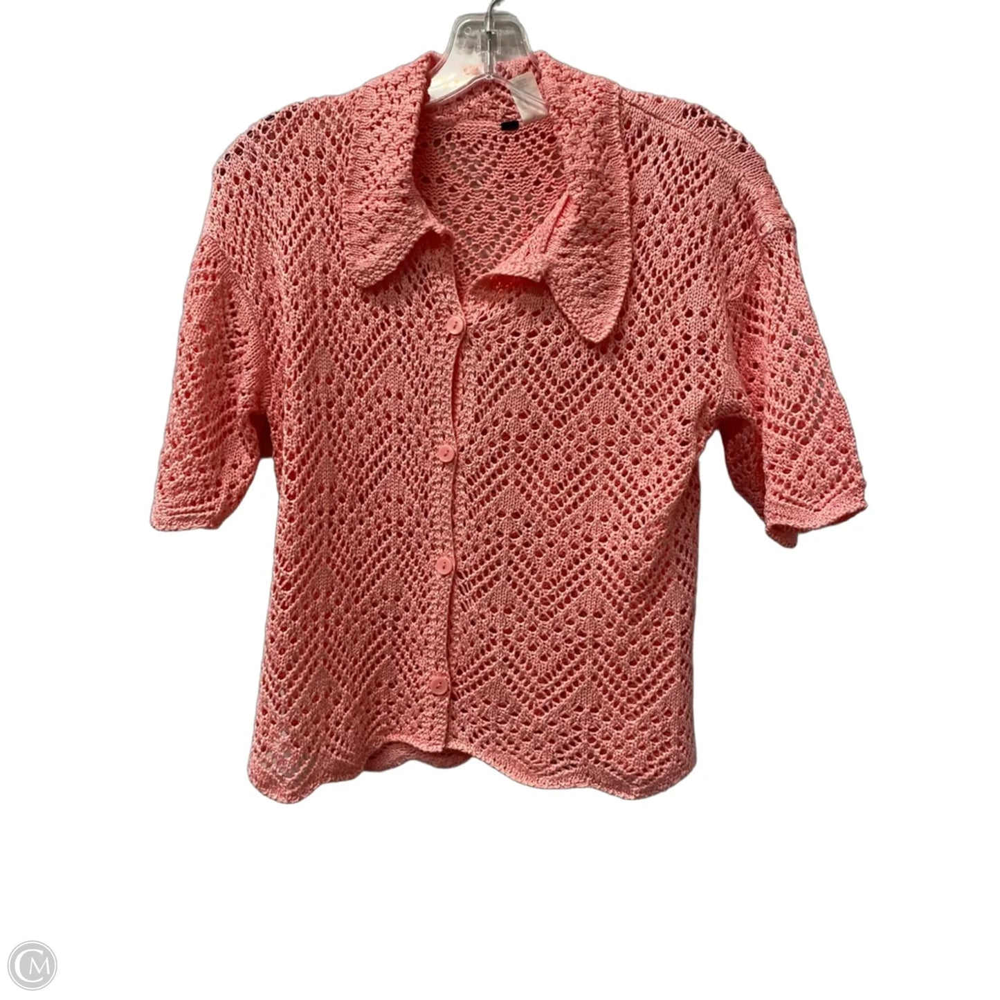 Sweater Short Sleeve In Pink, Size: S