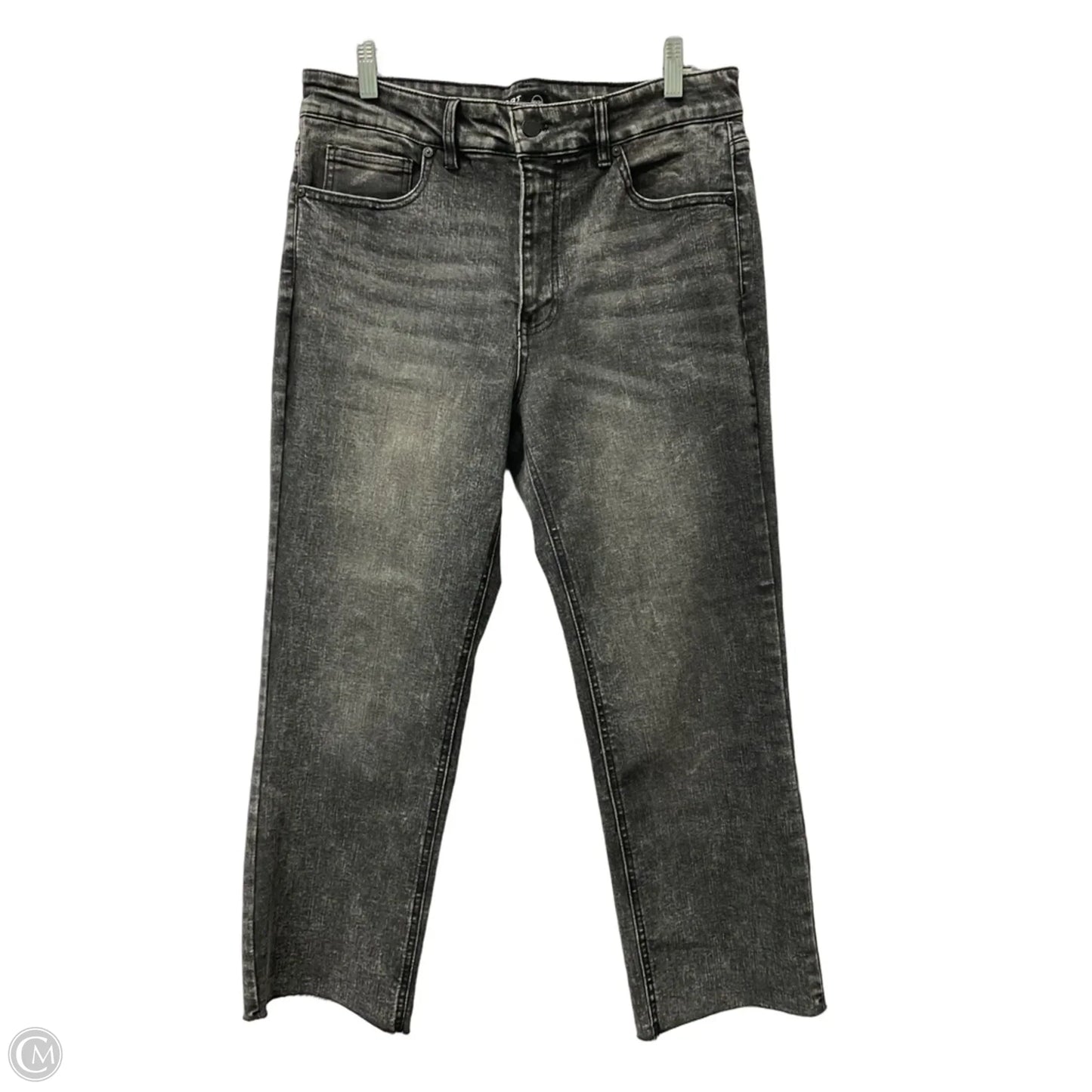 Jeans Straight By Oat In Grey Denim, Size: 10