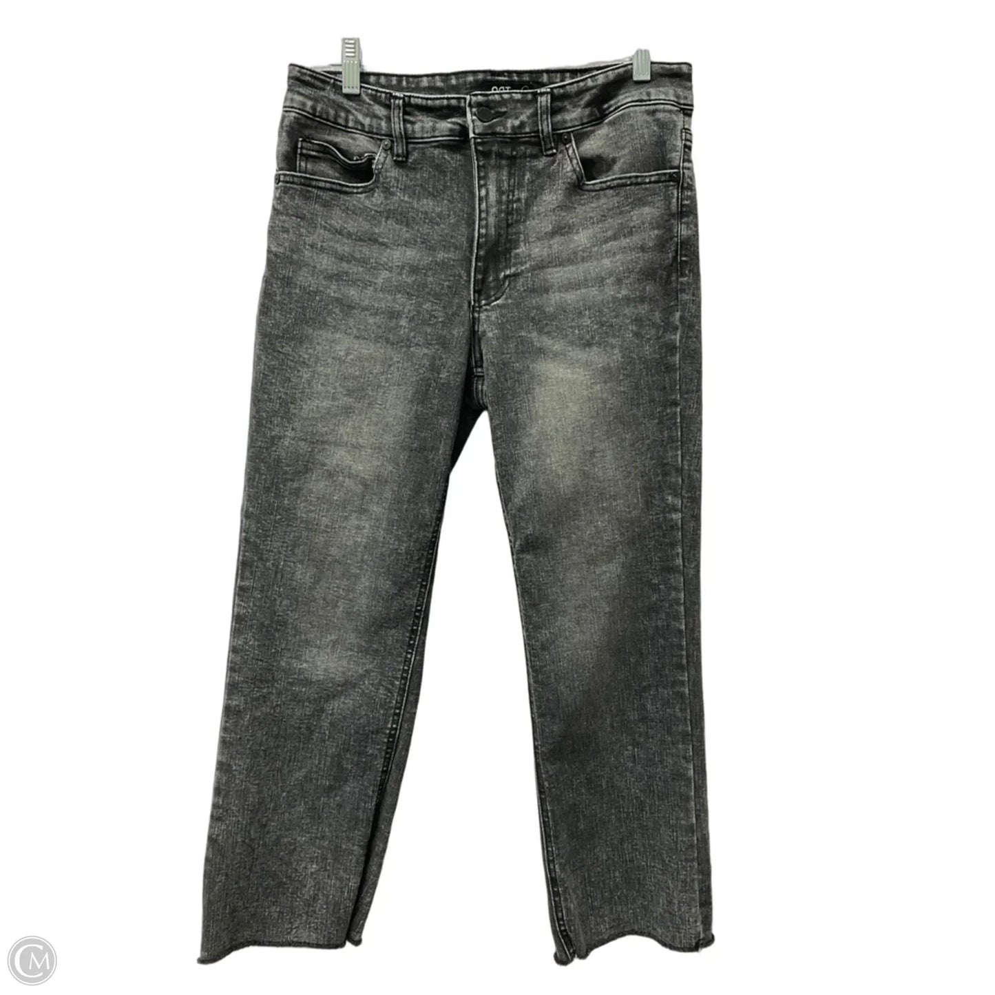 Jeans Straight By Oat In Grey Denim, Size: 8