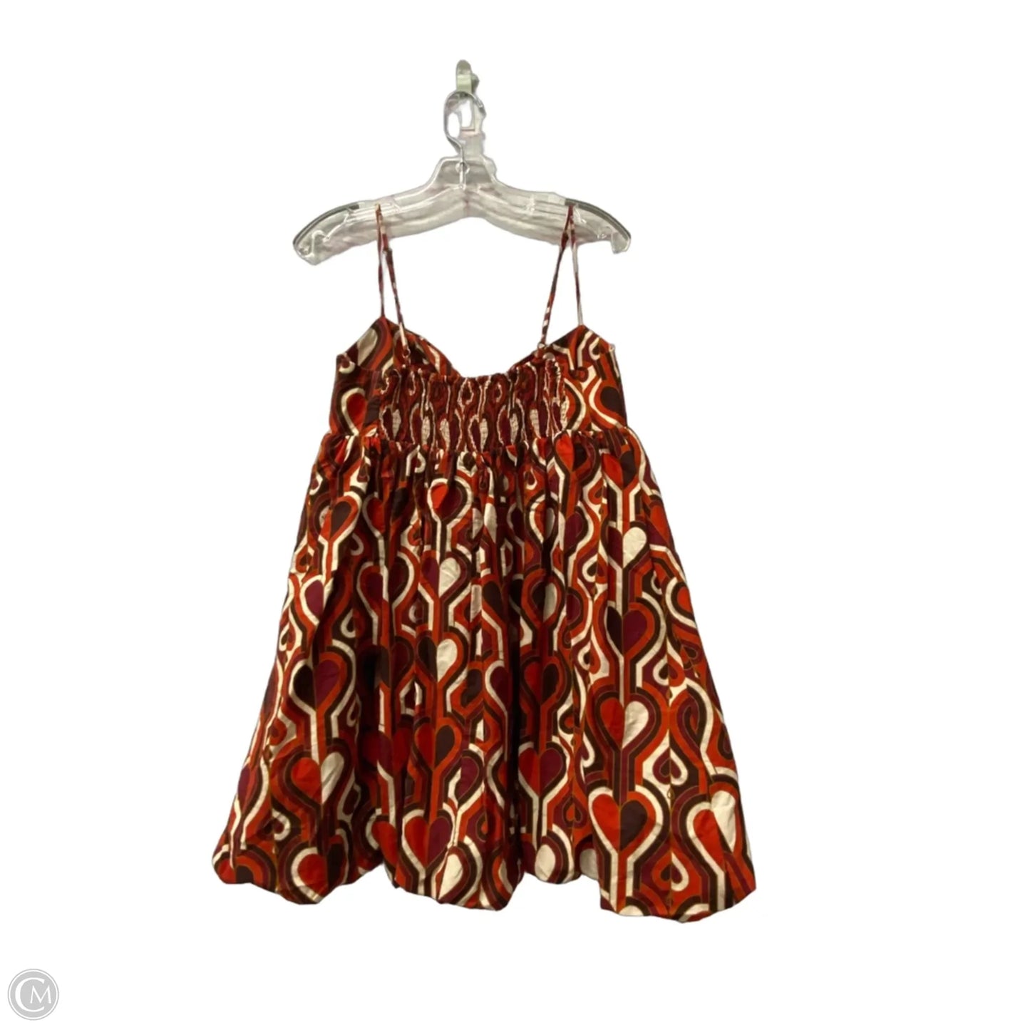 Romper By Farm Rio In Orange, Size: M
