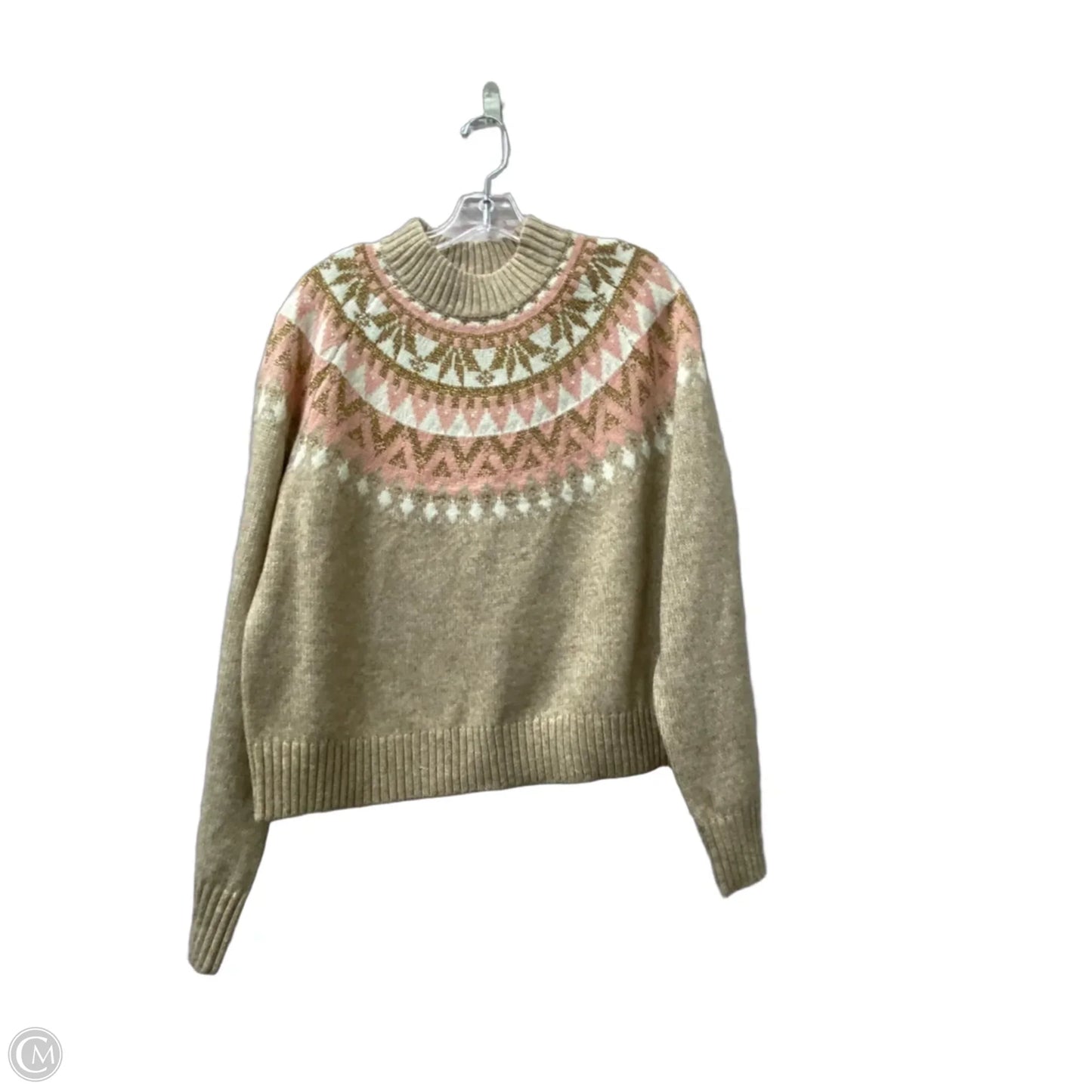Sweater By Tommy Hilfiger In Beige, Size: M