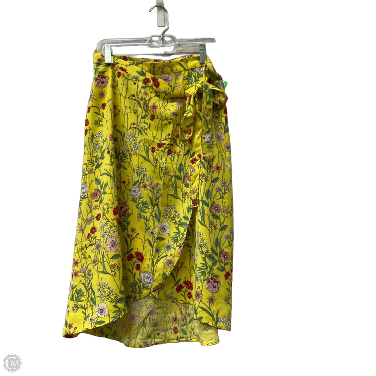 Skirt Midi By Loft In Yellow, Size: 2