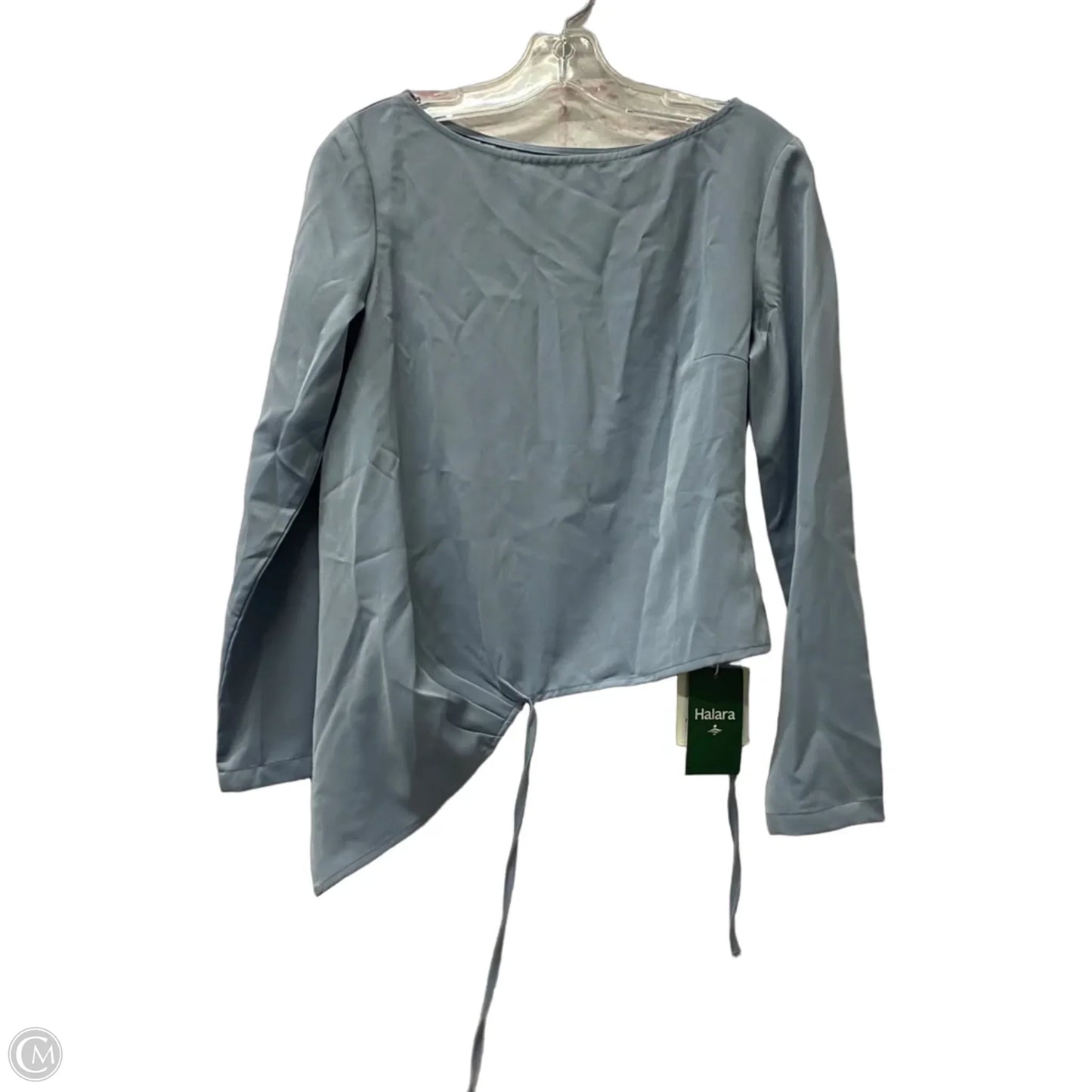 Top Long Sleeve By Halara In Blue, Size: Xs